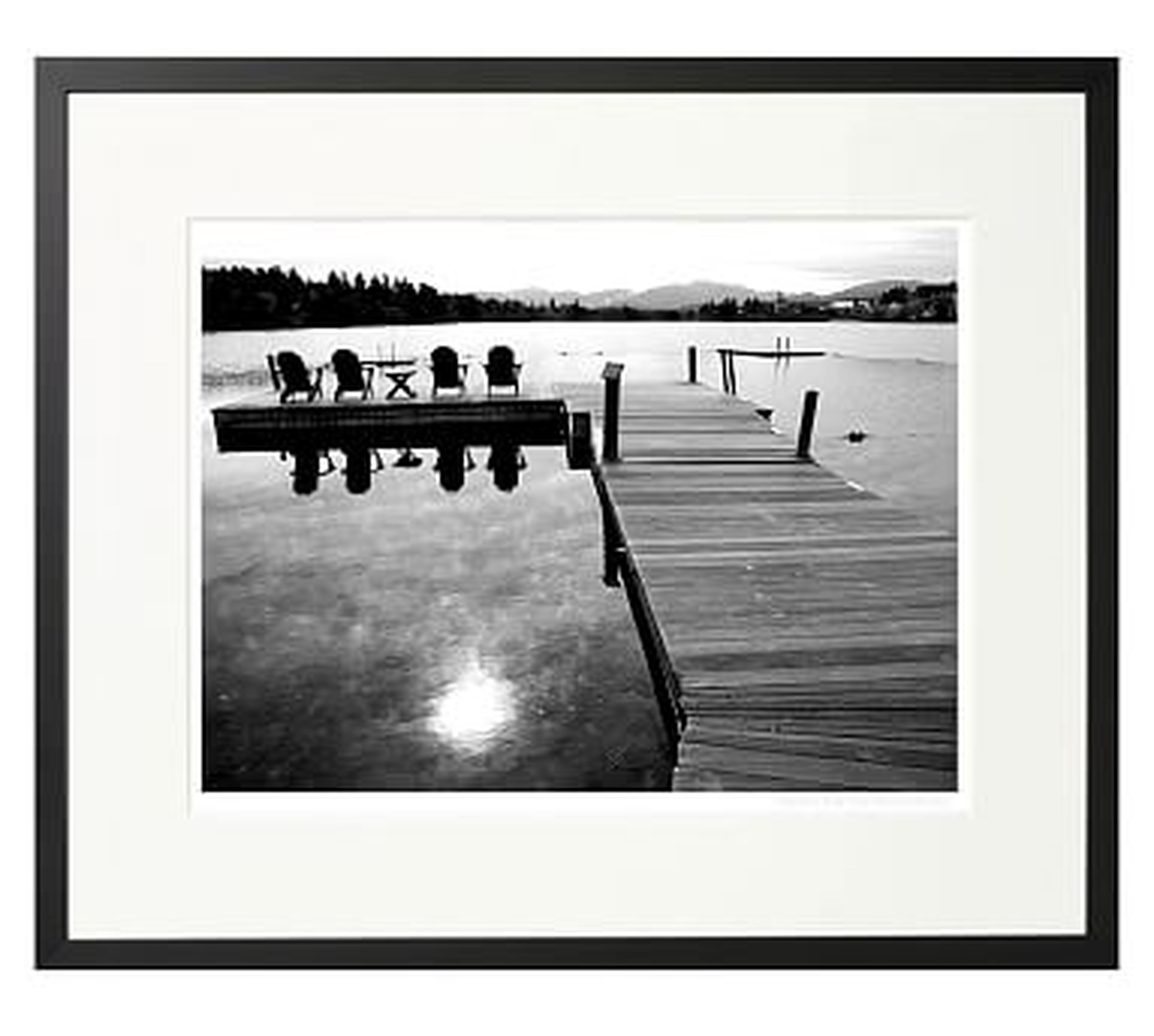 New York Times Archive Framed Photography, Mirror Lake - 2009, 24 x 20 ", Black - Pottery Barn