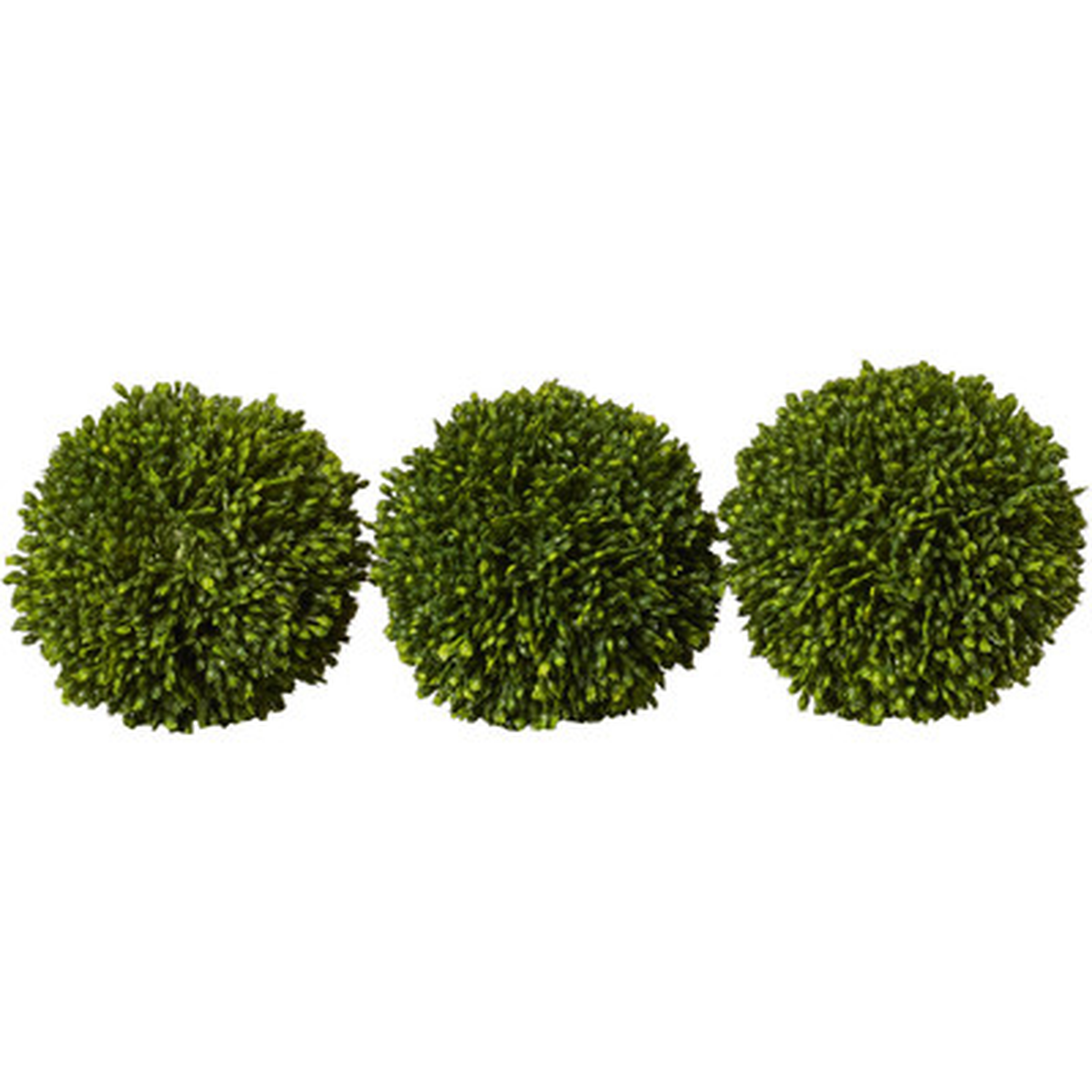 Faux Ball Decor Round Topiary - Wayfair