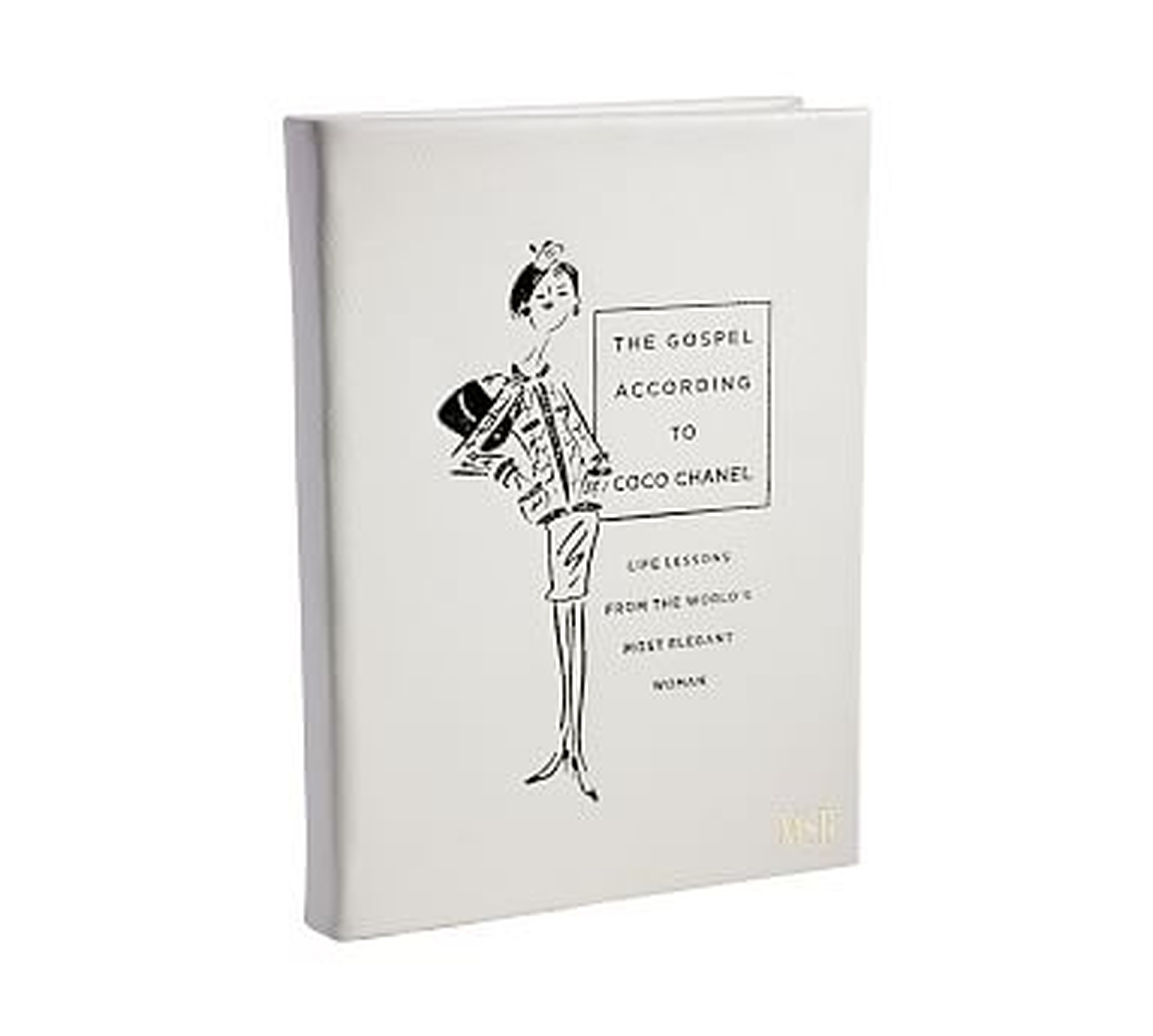 The Gospel According to Coco Chanel Leather Book - Pottery Barn