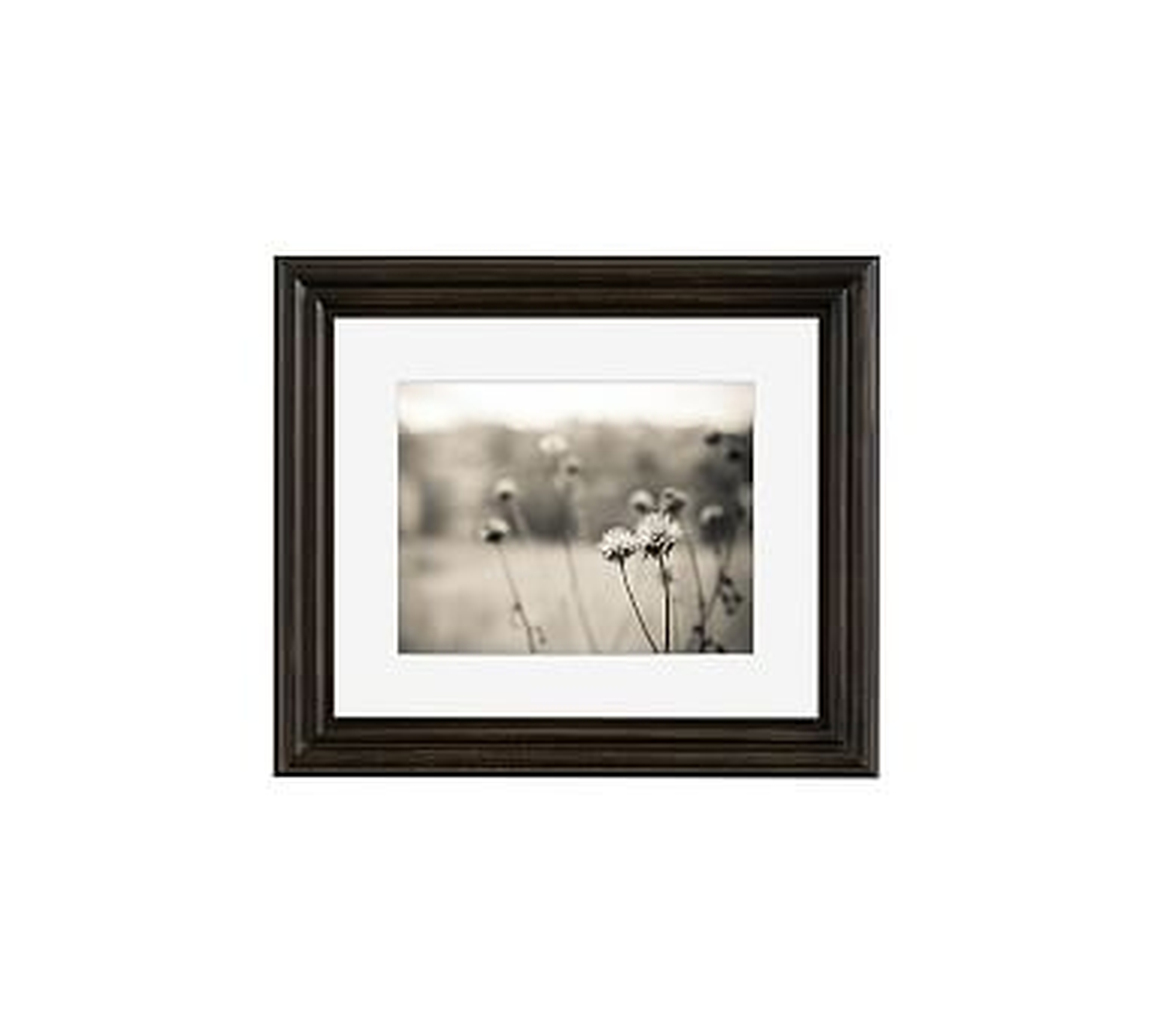 Out In The Field Framed Print by Ana V Ramirez, 13 x 11", Ridged Distressed Frame, Black, Mat - Pottery Barn
