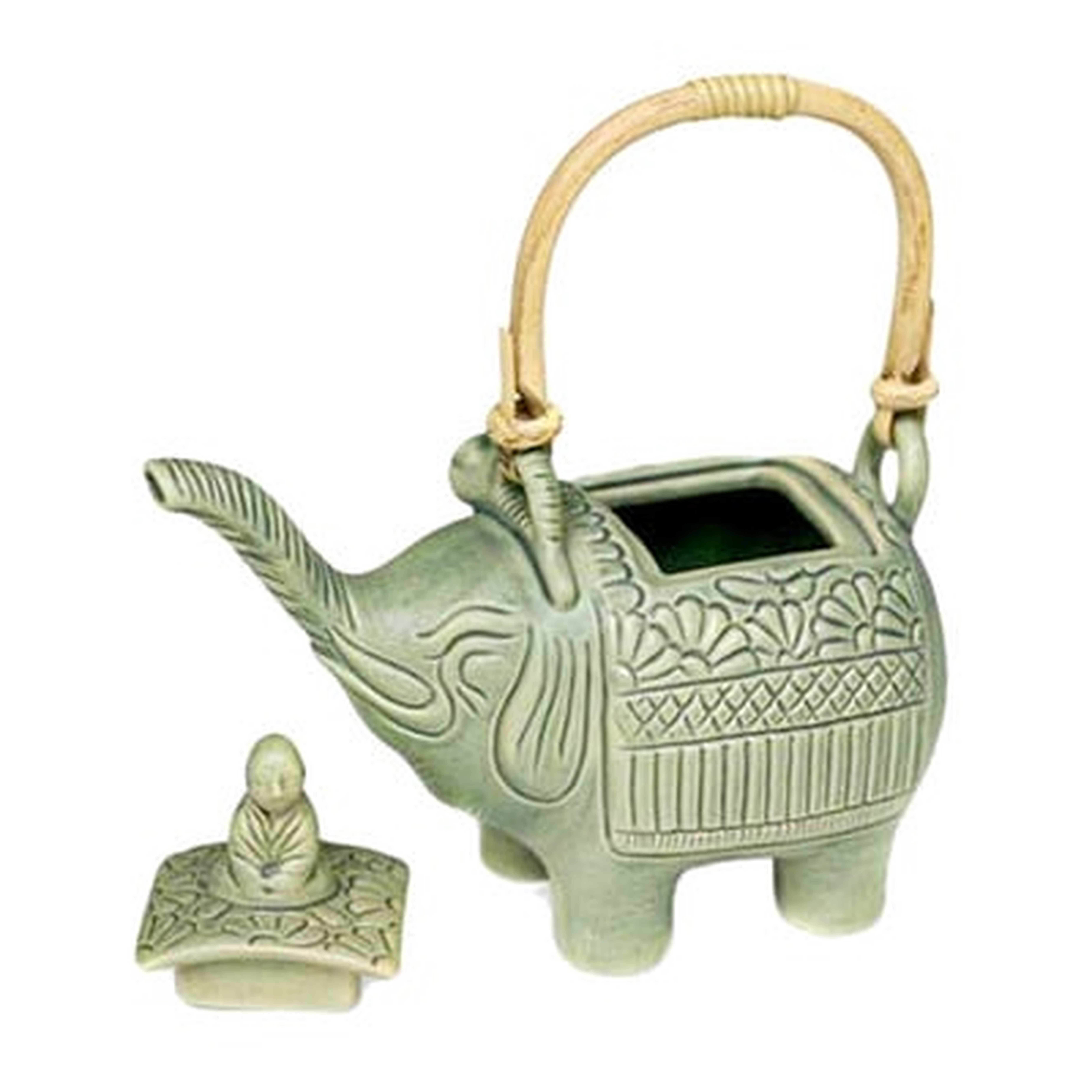 Buddha and the Jade Elephant" Teapot Figurine - Wayfair