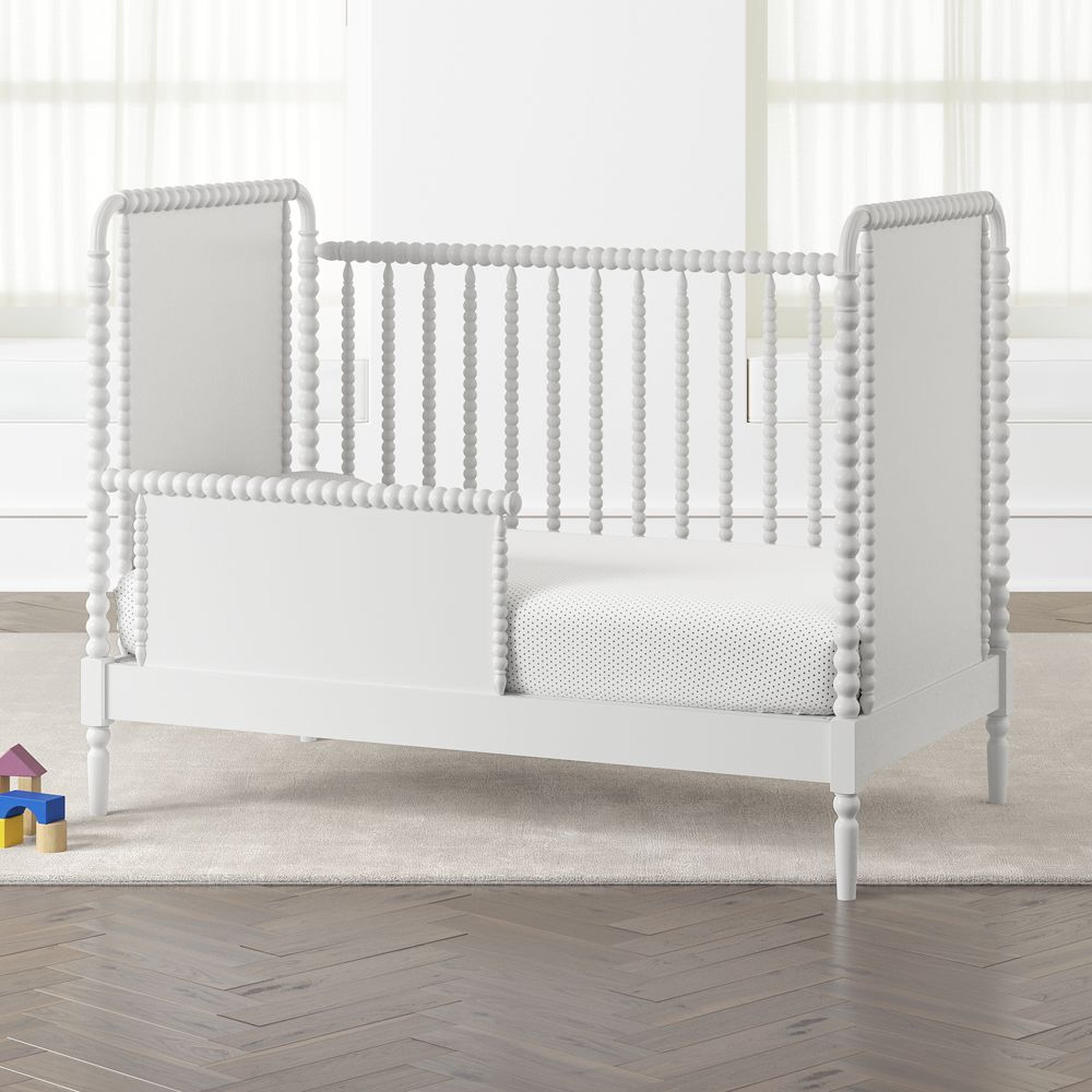 Jenny Lind White Toddler Rail - Crate and Barrel
