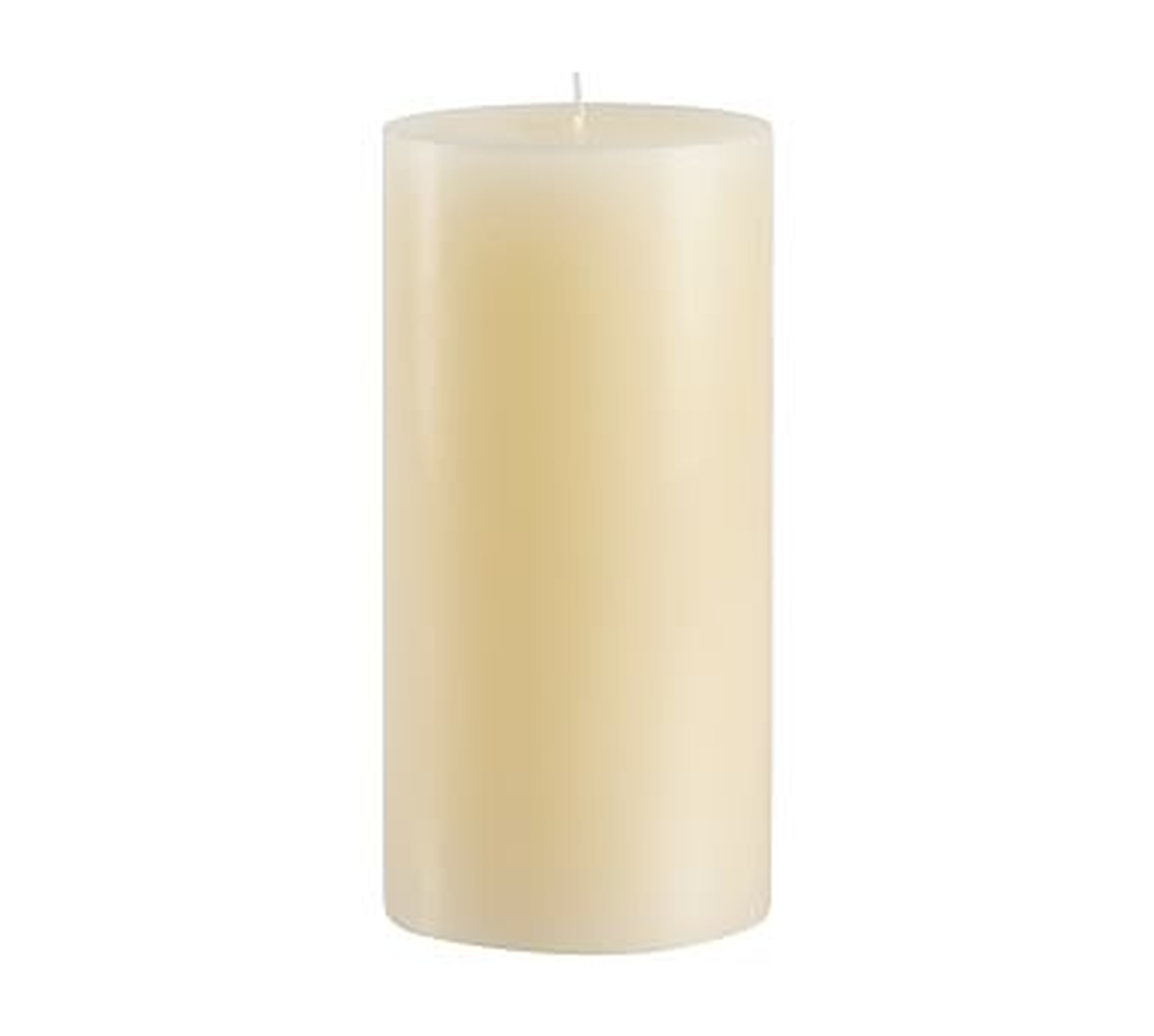 Unscented Pillar Candles, Ivory - 4 x 8'' - Pottery Barn