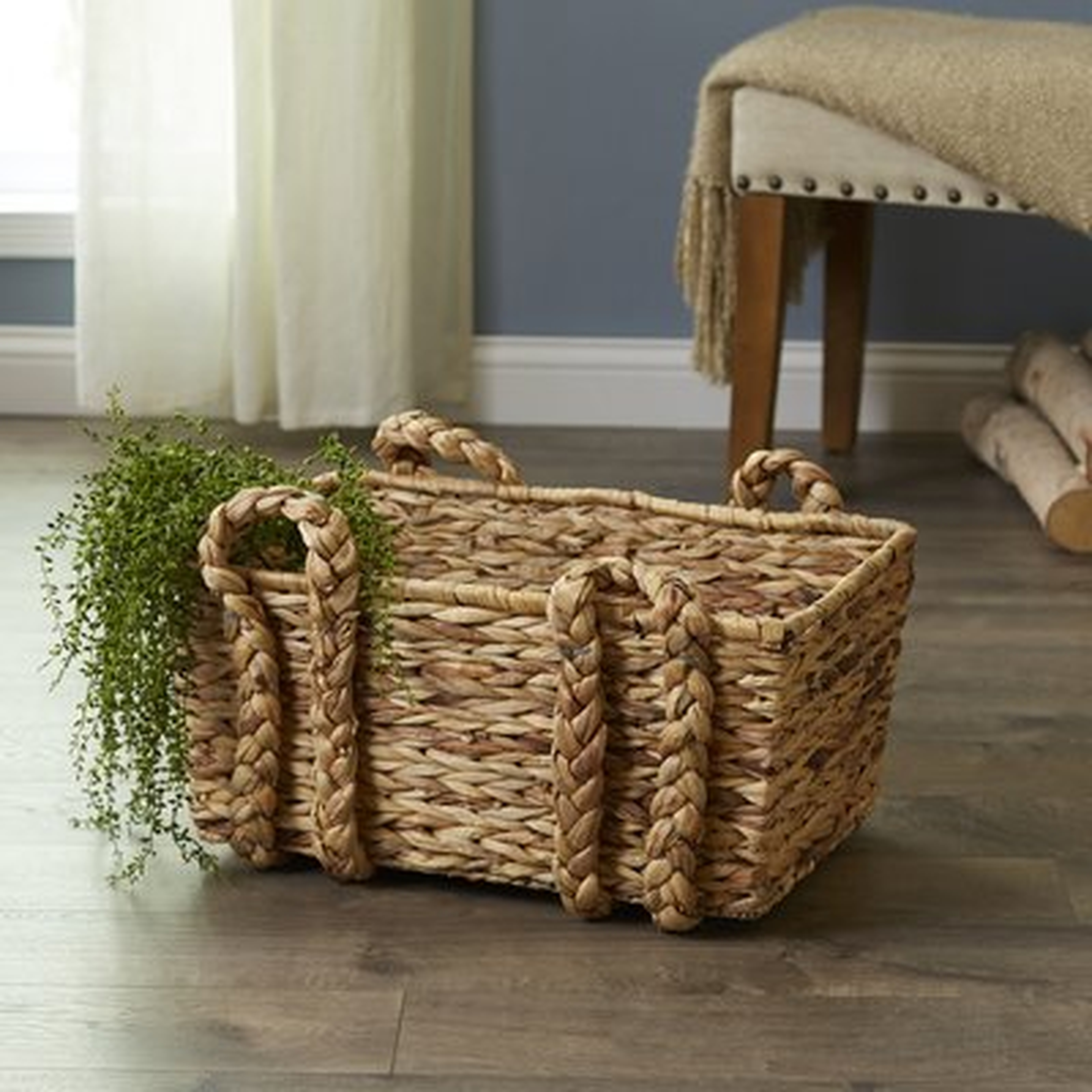 Rectangular Floor Basket - Wayfair
