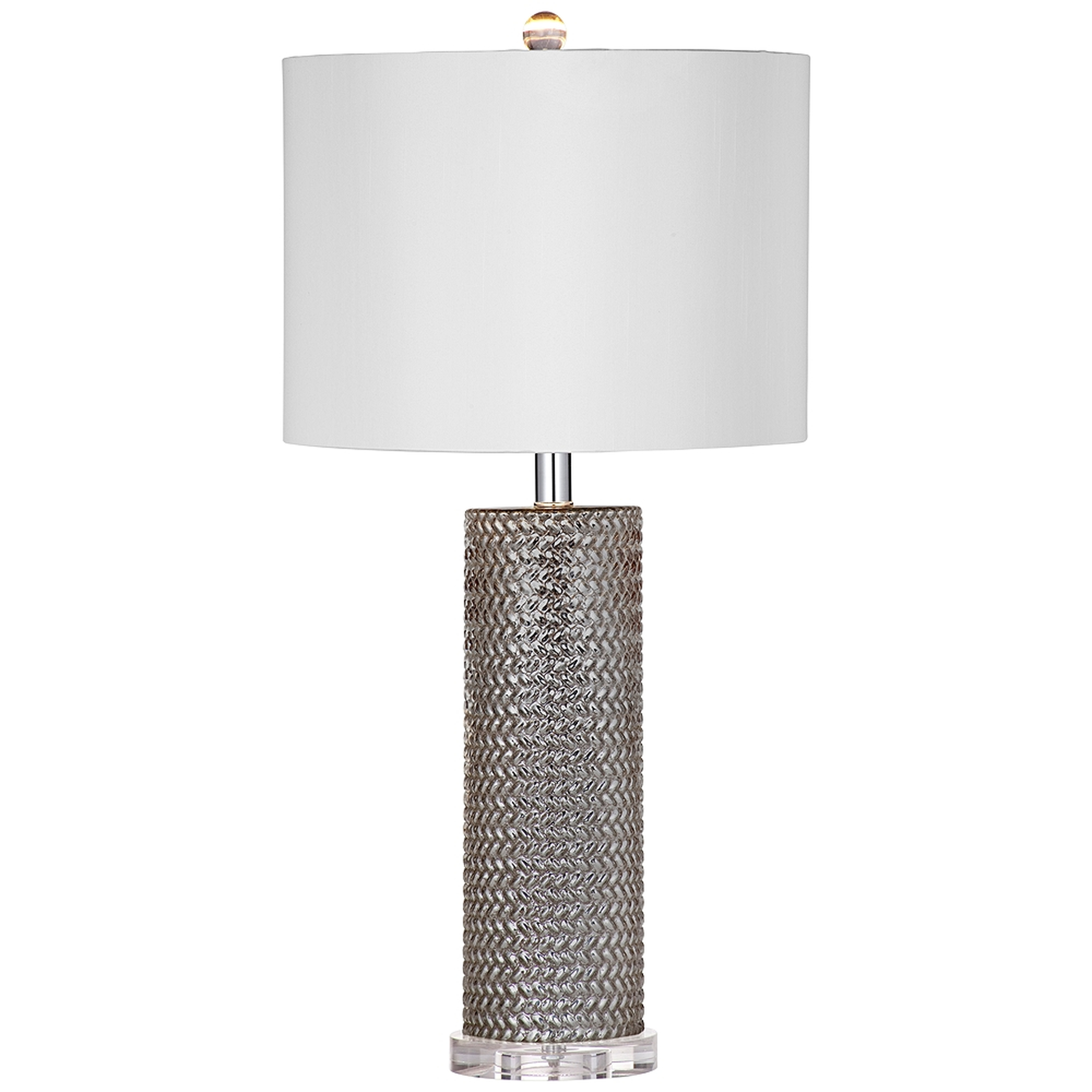 Nina Mercury Glass Column Table Lamp - Style # 58M04 - Lamps Plus