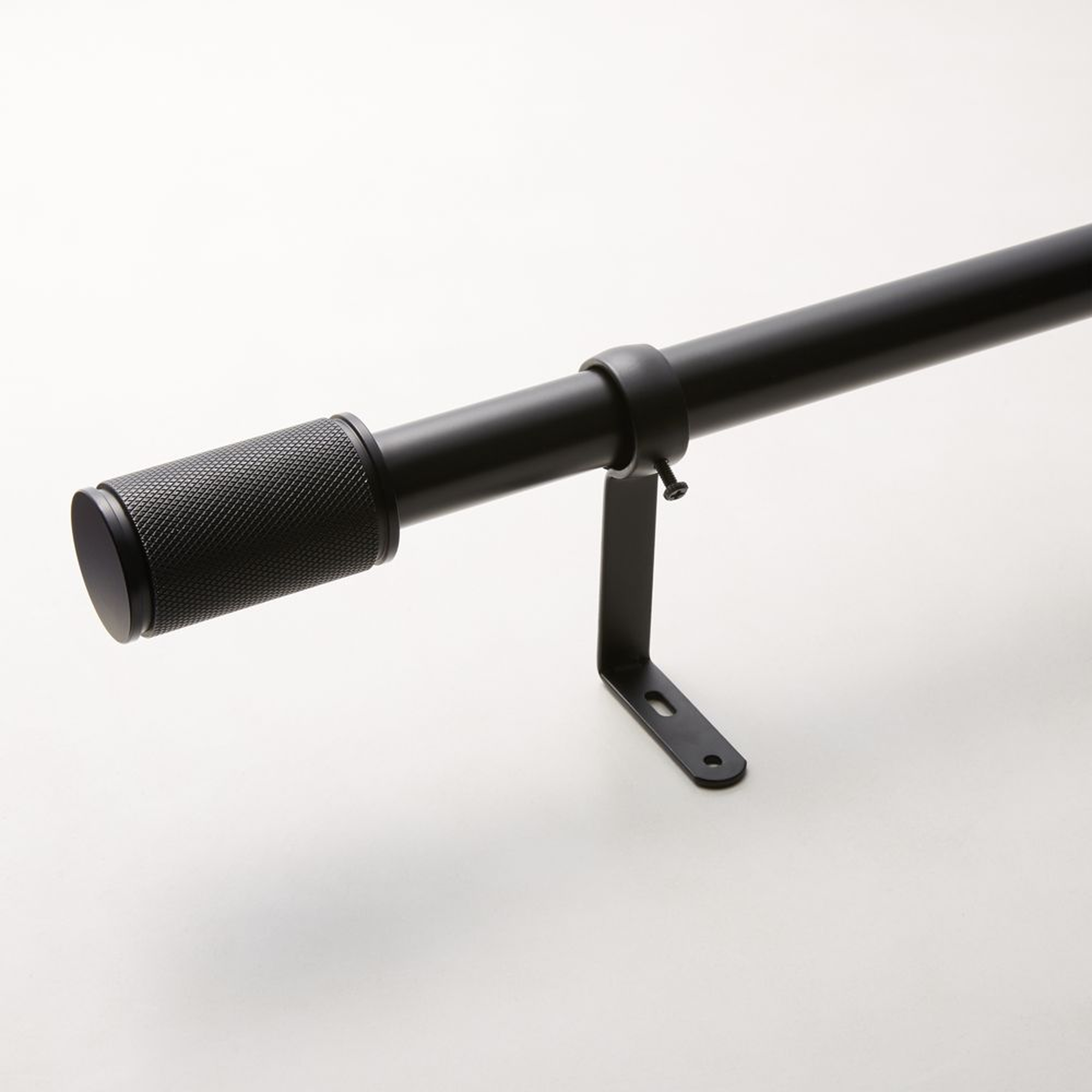 Amp Black Curtain Rod (88" - 120") - CB2