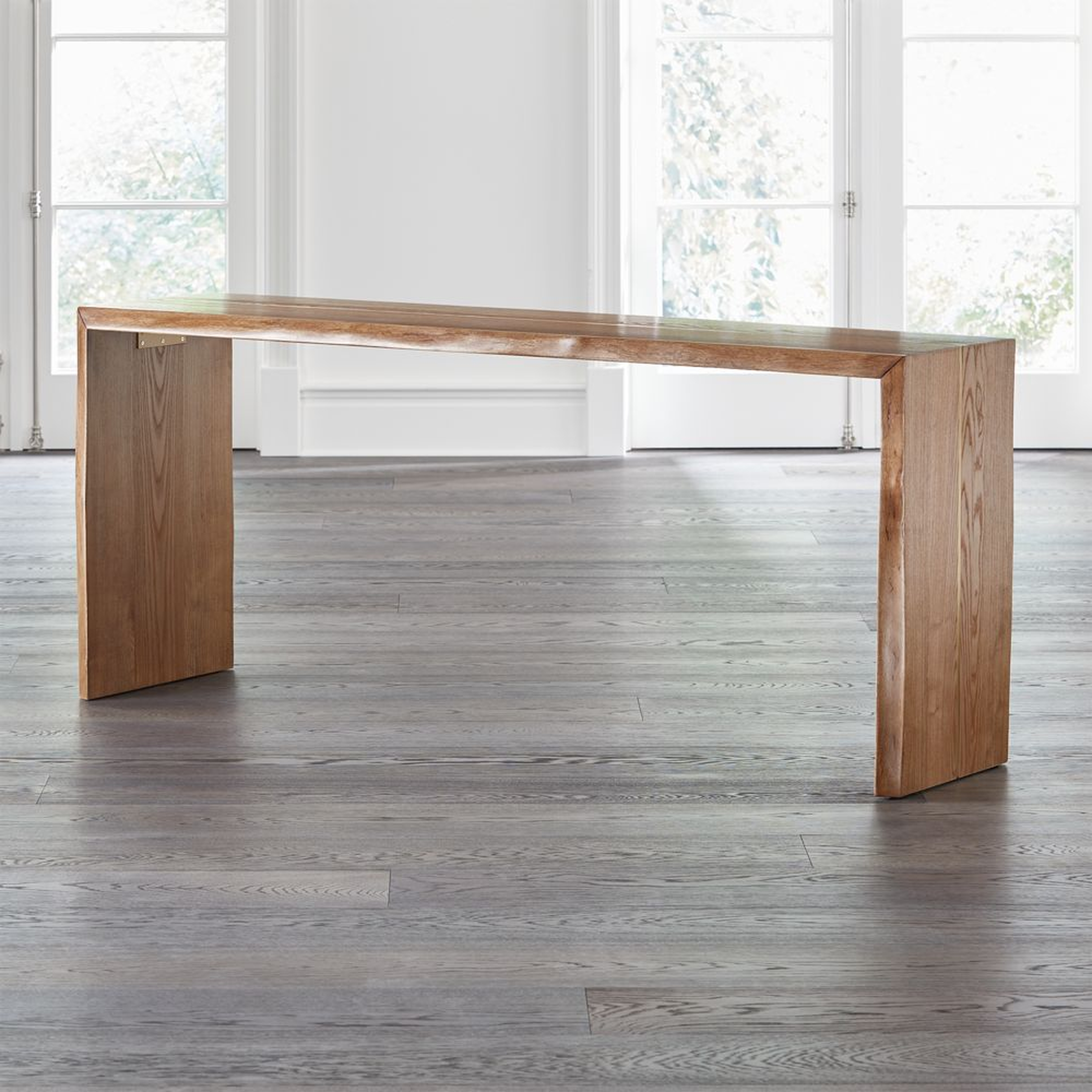 Montana 72x18 Live Edge Console Table / Made-to-order: Anticipated delivery in late June 2023. - Crate and Barrel