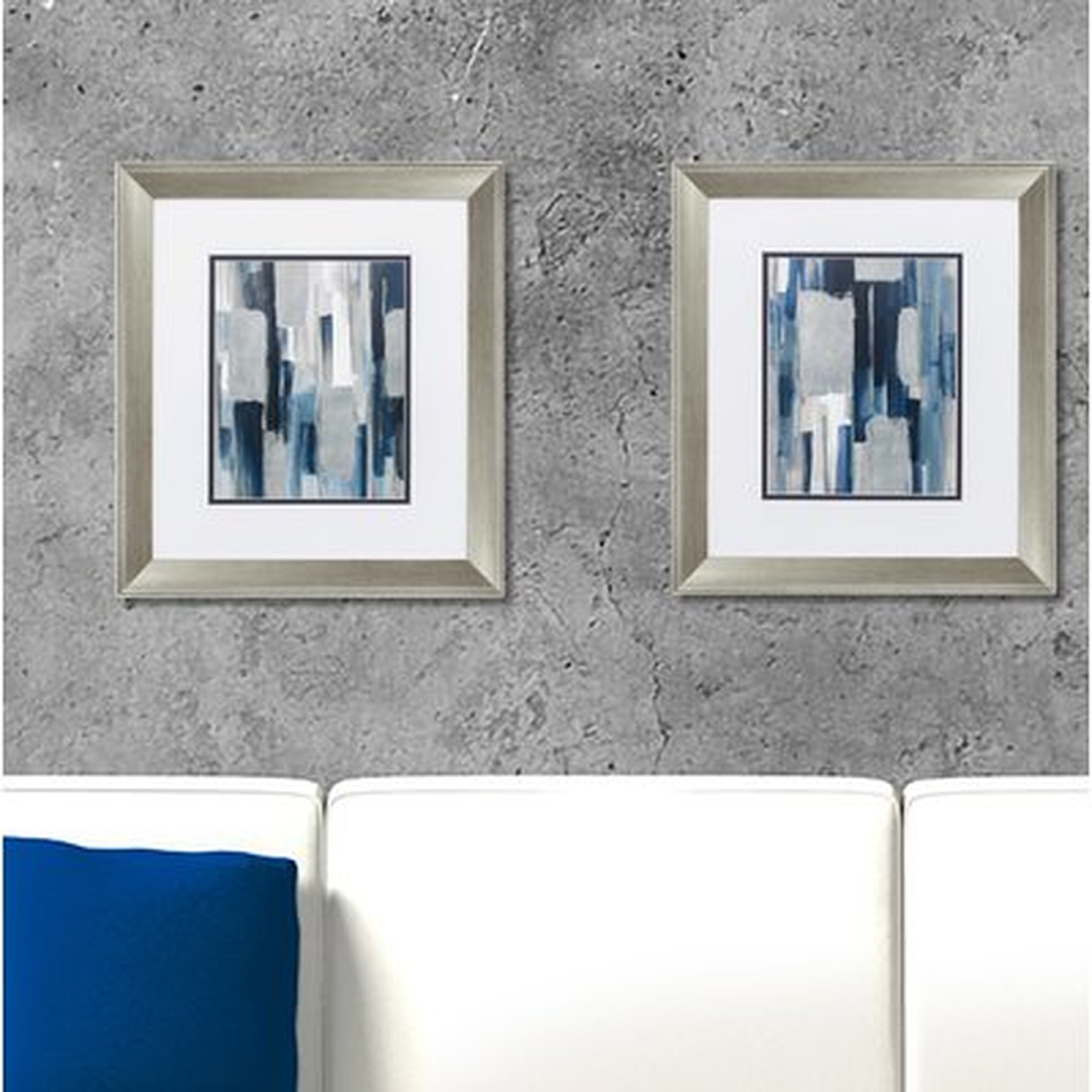 'Mirage' 2 Piece Framed Print Set - Wayfair