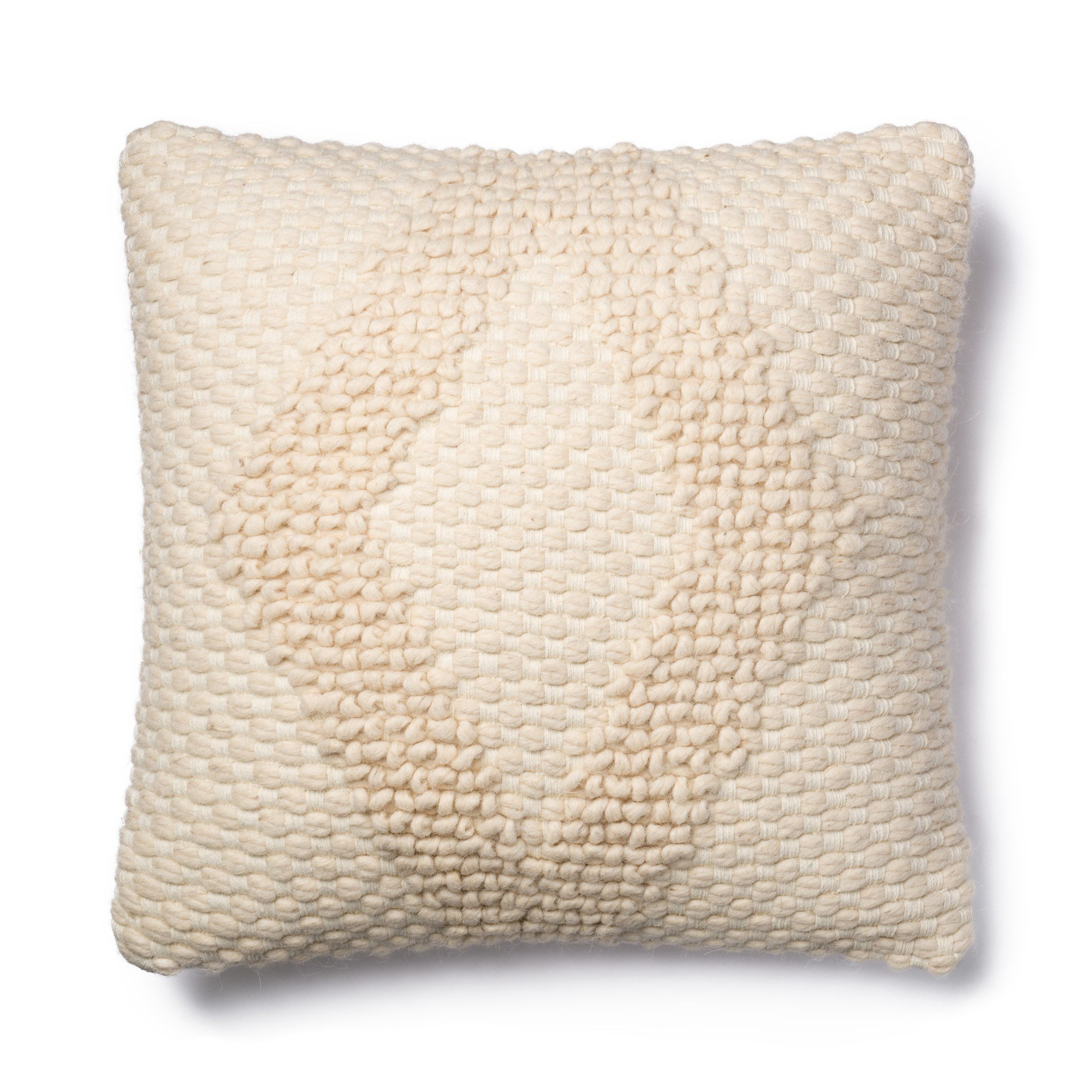 PILLOWS - IVORY 22x22 cover - Loma Threads