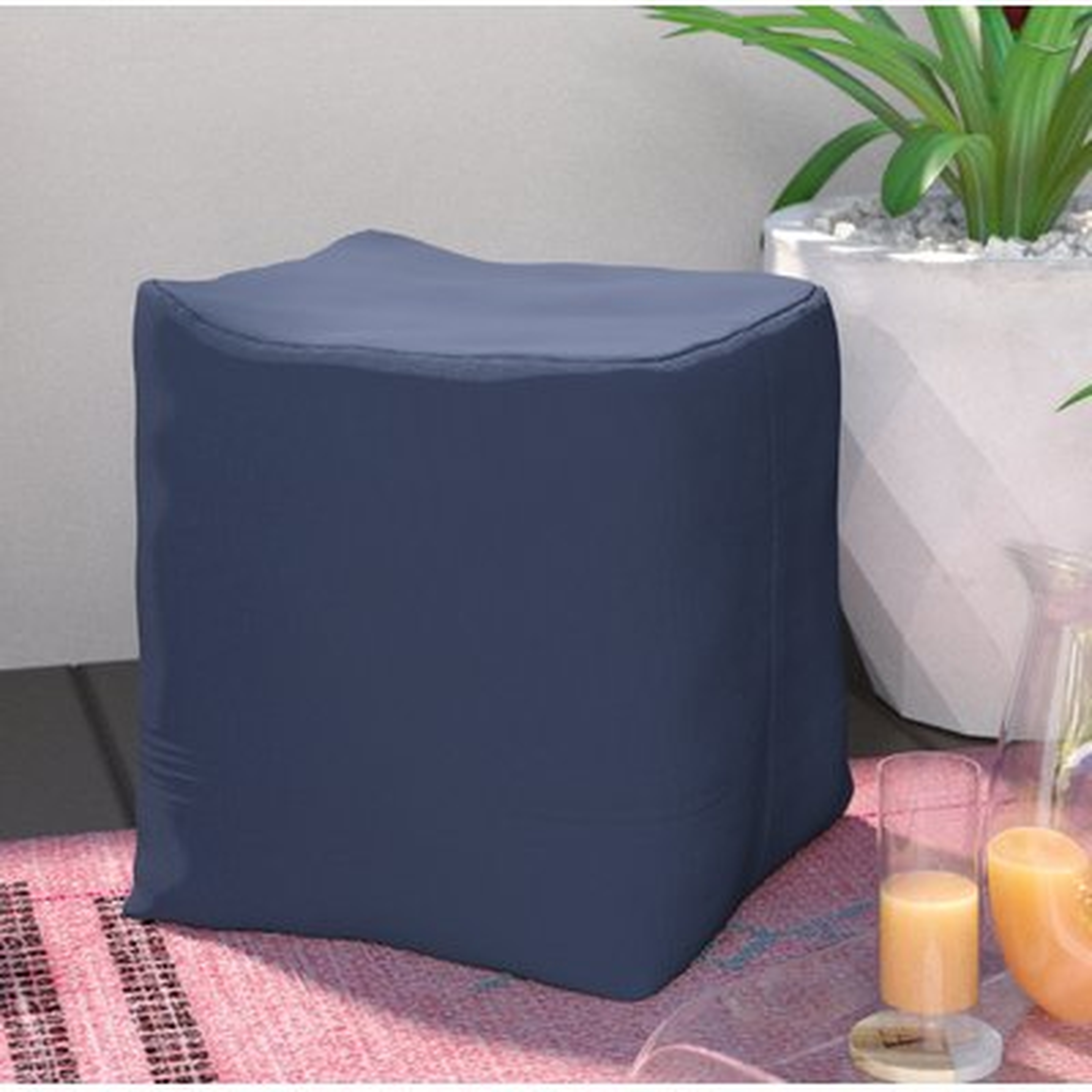 Gholston Square Outdoor Pouf Ottoman - Wayfair