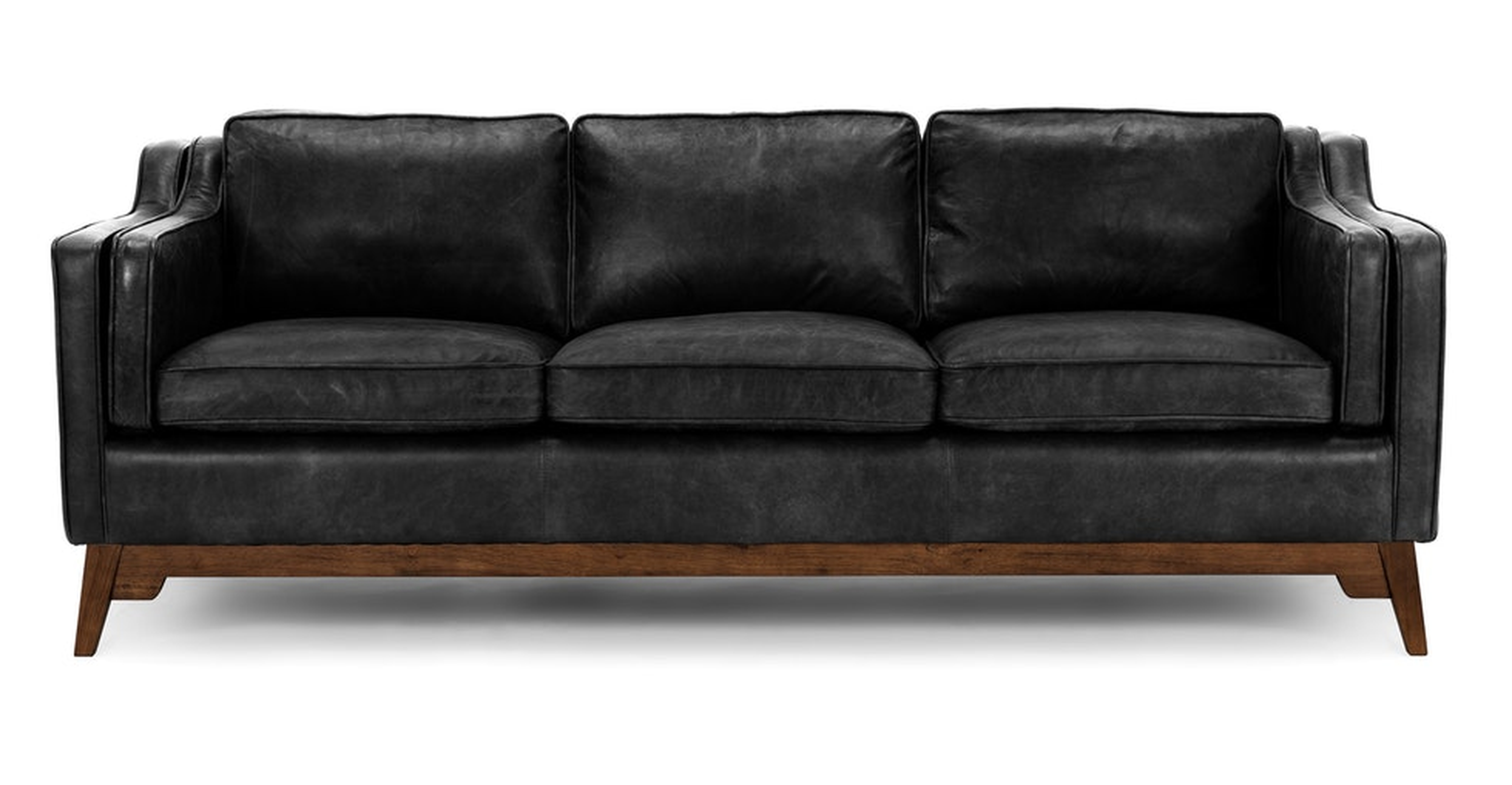 Worthington Oxford Black Sofa - Article