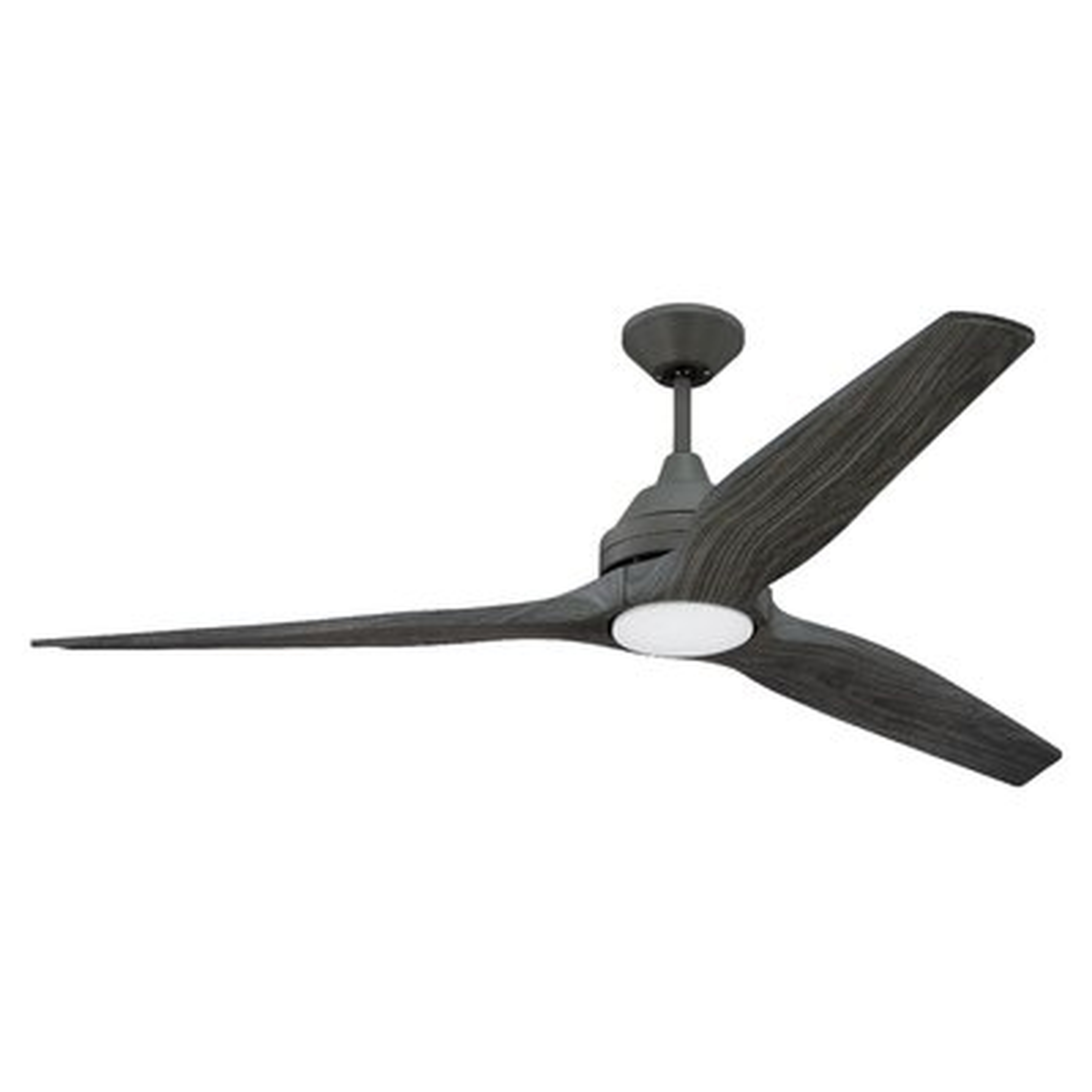 60" Audrey 3 Blade Ceiling Fan with Remote, Light Kit Included - AllModern