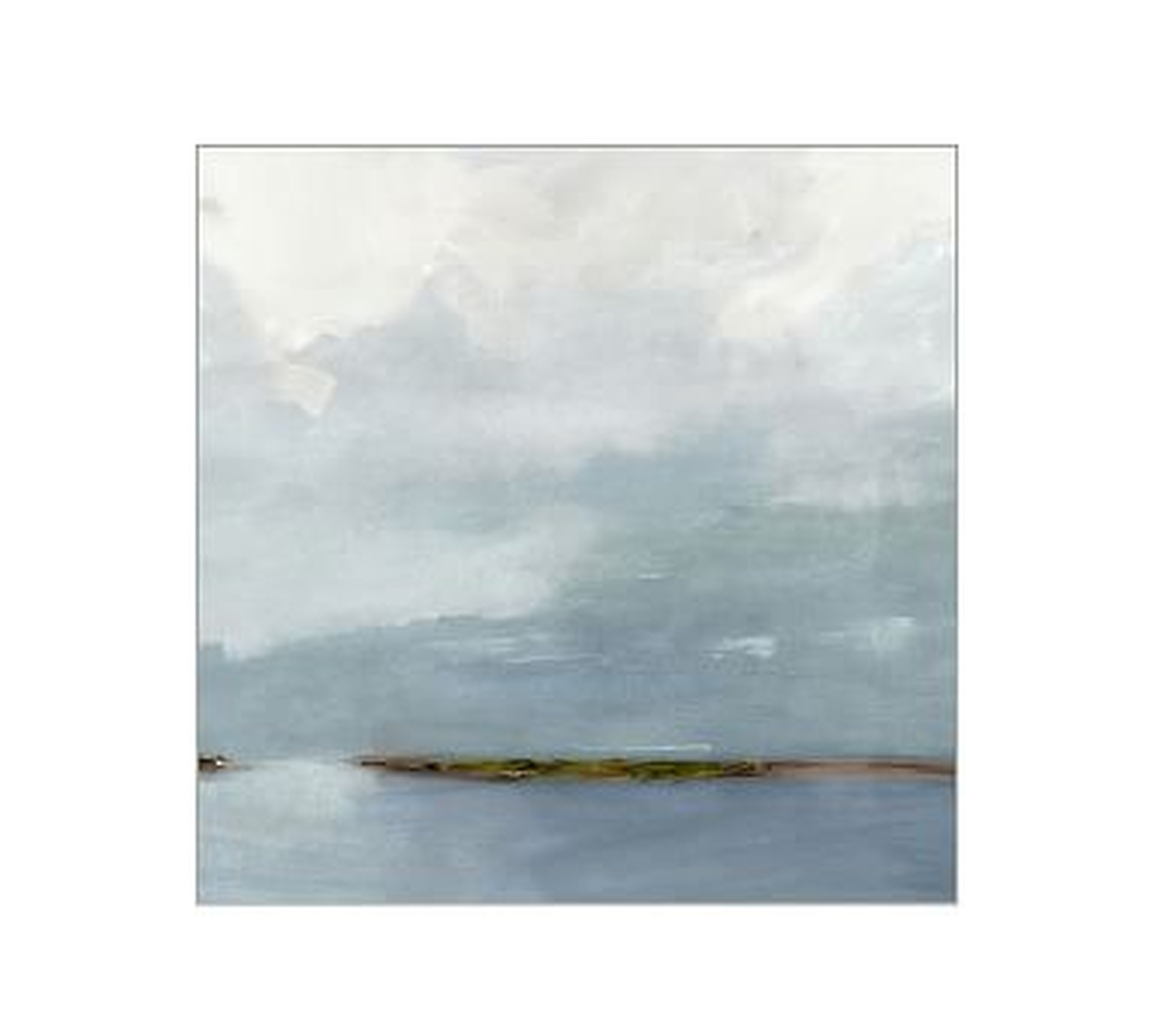 The Inlet Framed Canvas, 43.5" x 43.5" - Pottery Barn