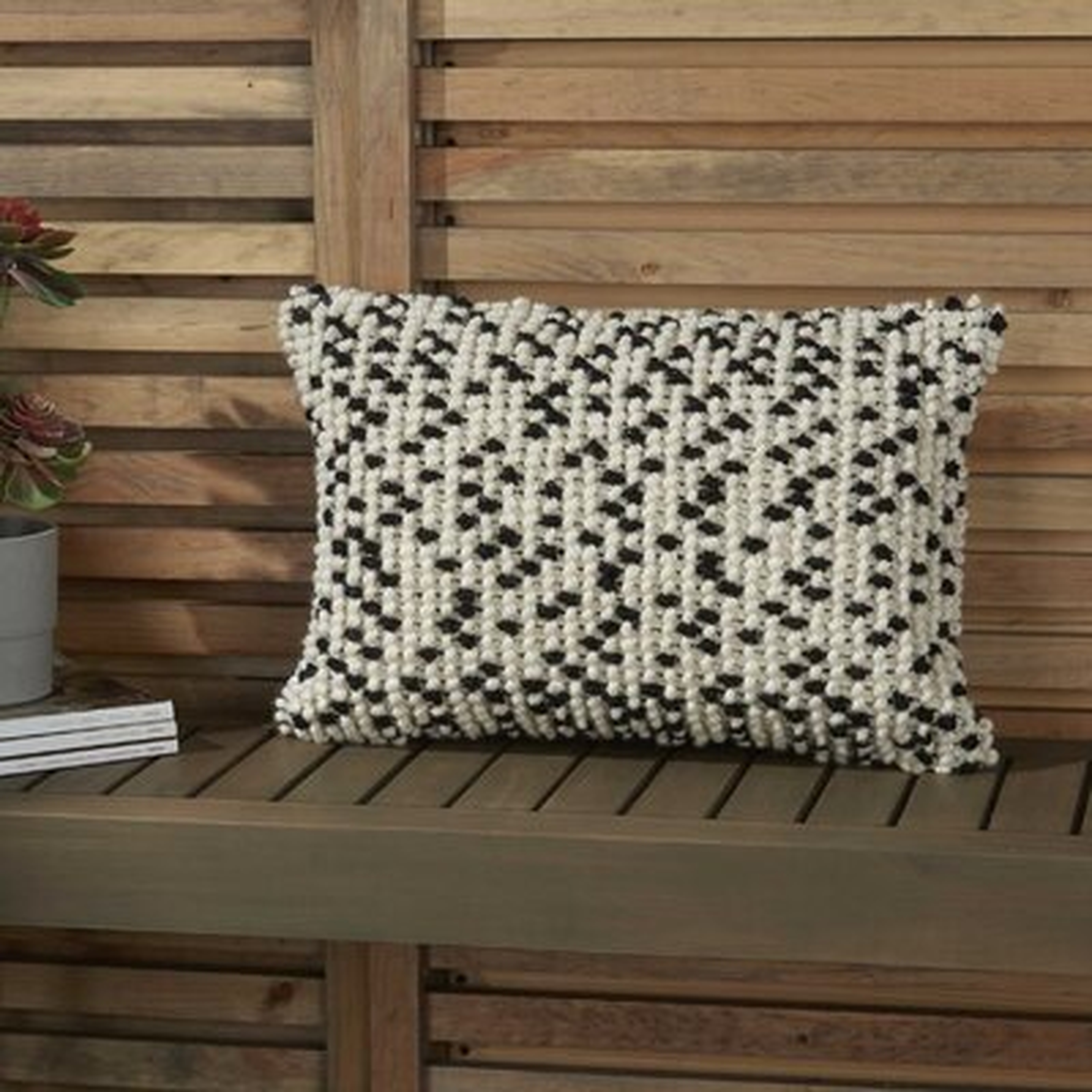 Mulhall Polka Dot Indoor/Outdoor Lumbar Pillow - Wayfair
