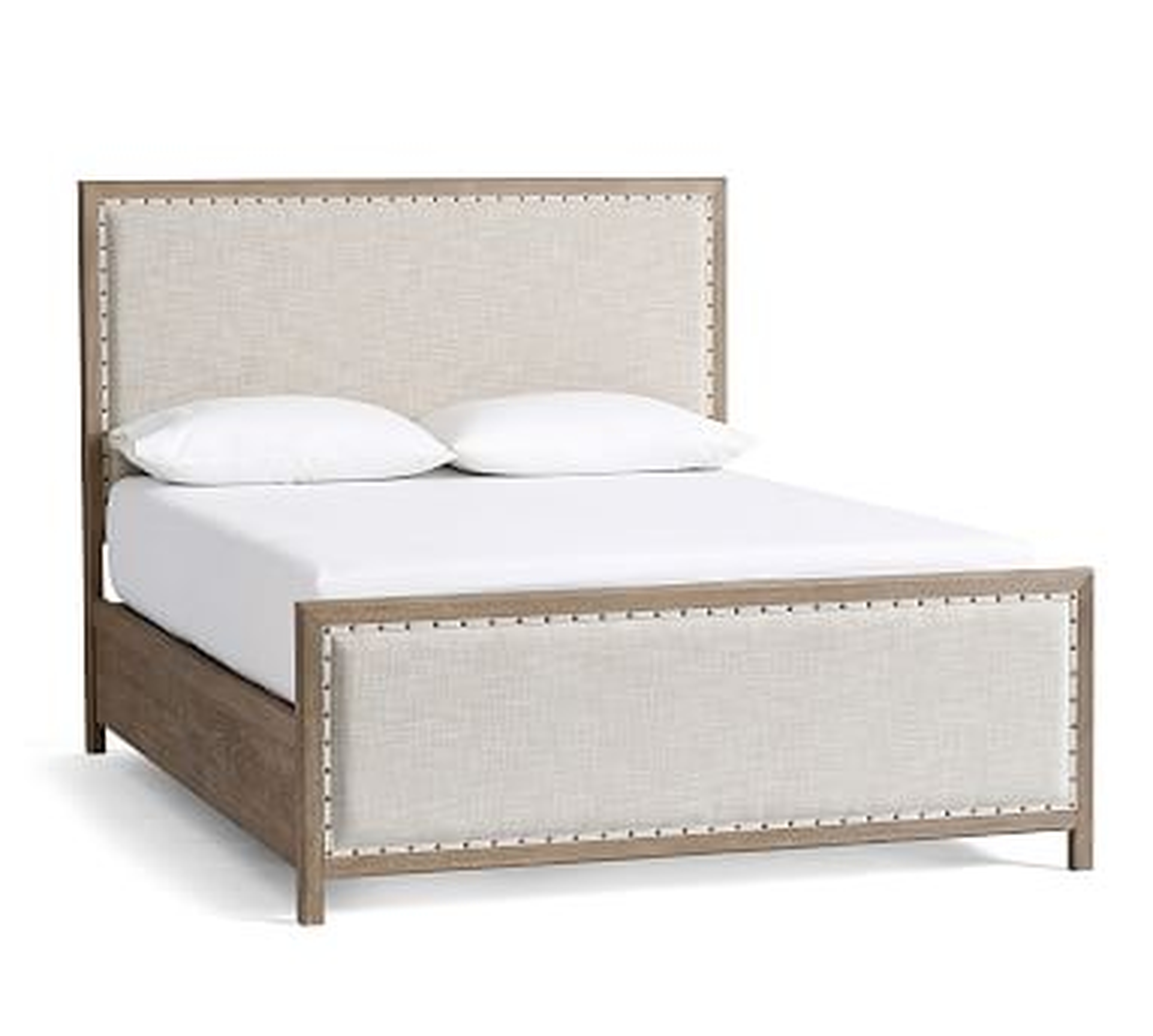 Toulouse Storage Platform Bed, Gray Wash, King - Pottery Barn