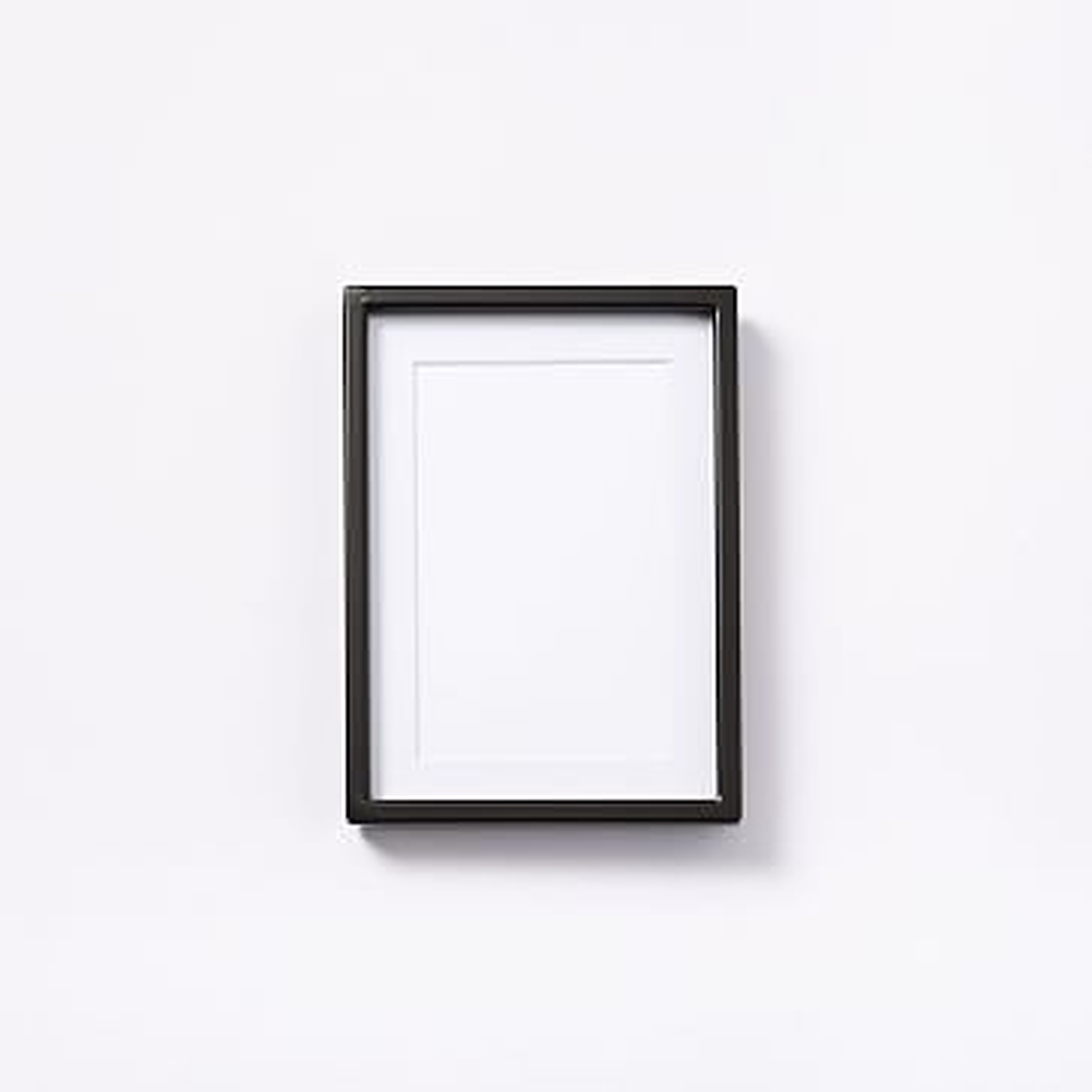 Gallery Frame, Antique Bronze, 4" x 6" (5" x 7" without mat) - West Elm