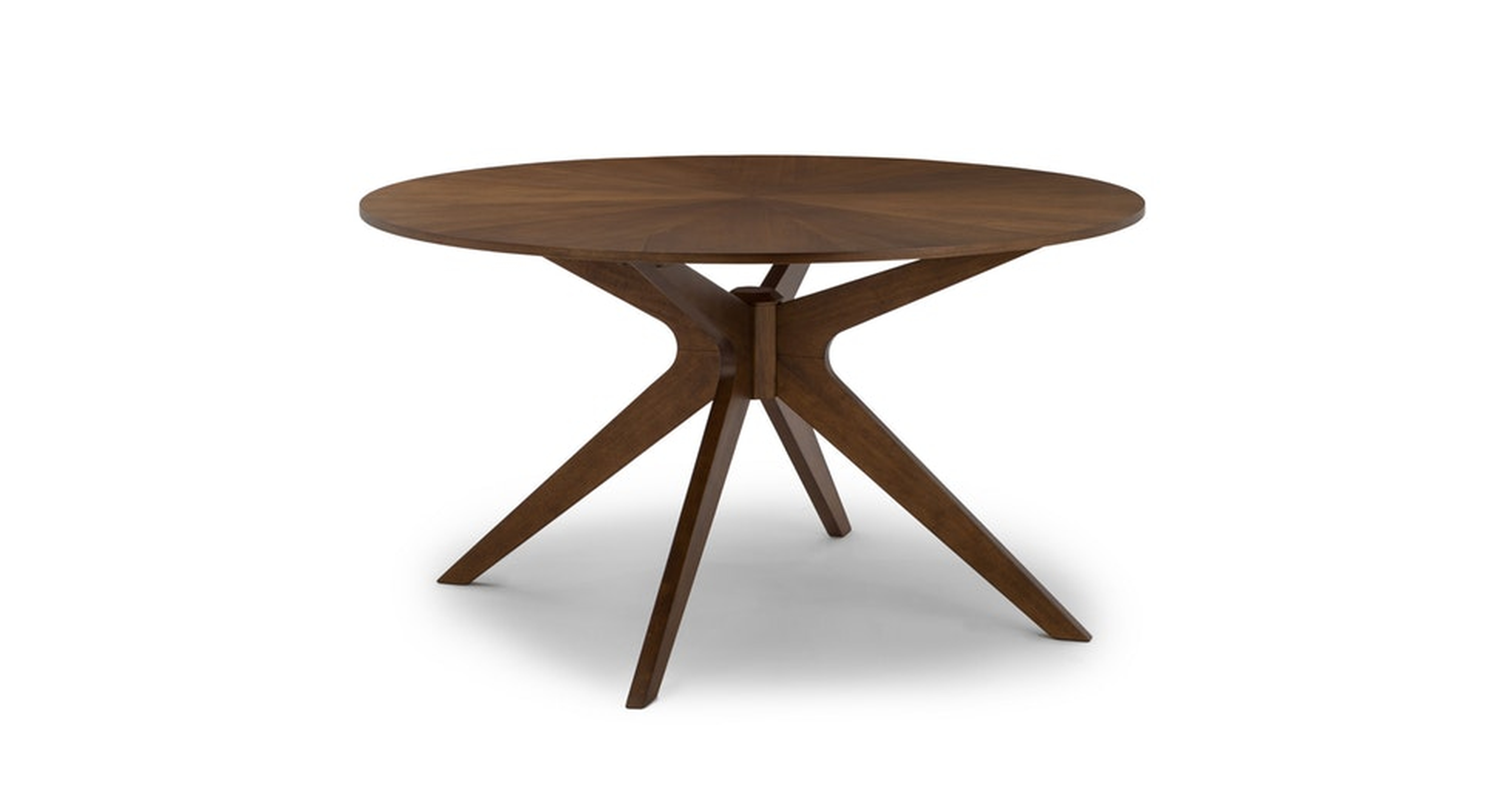Conan Walnut Round Dining Table - Article