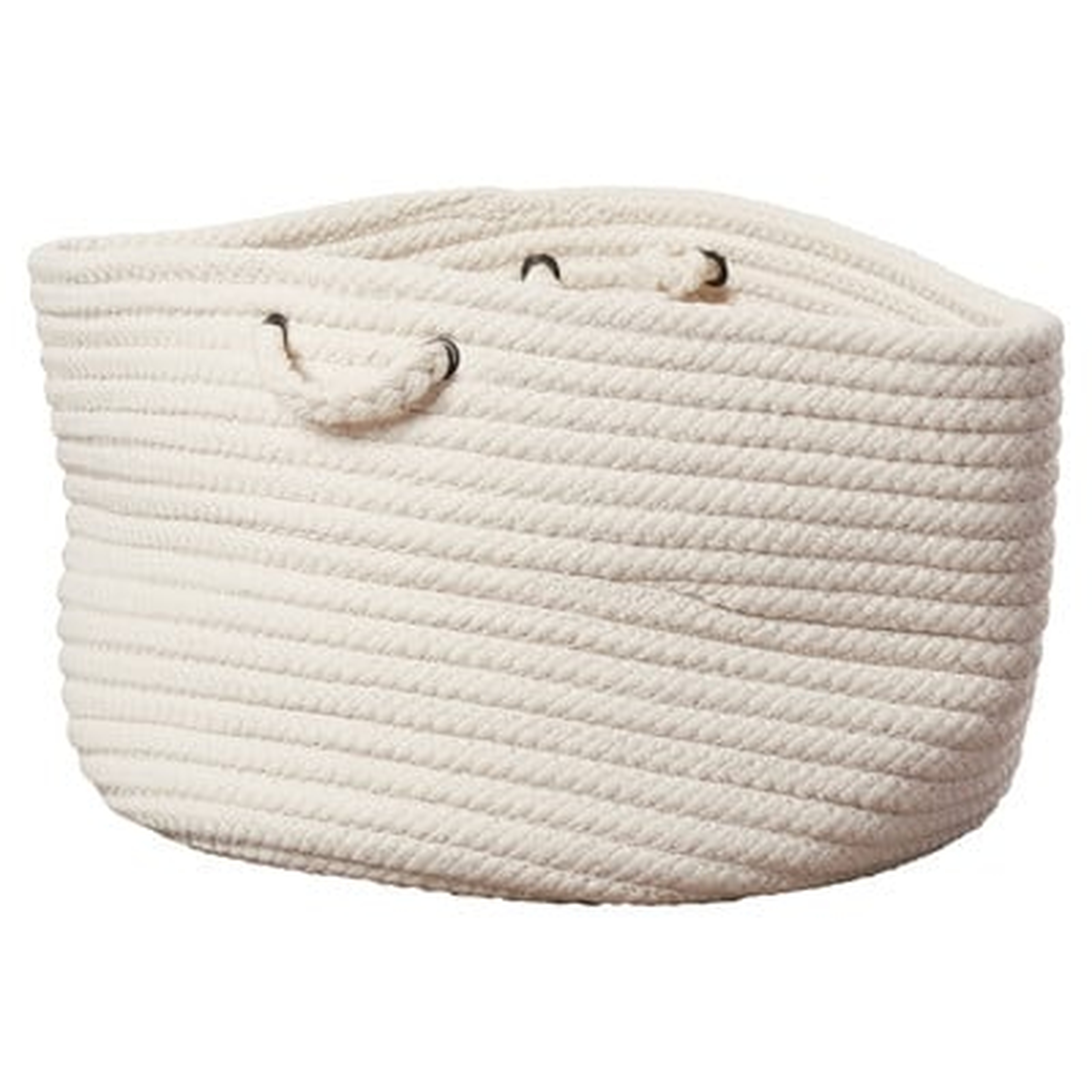 Indoor/Outdoor Braided Storage Basket - Wayfair