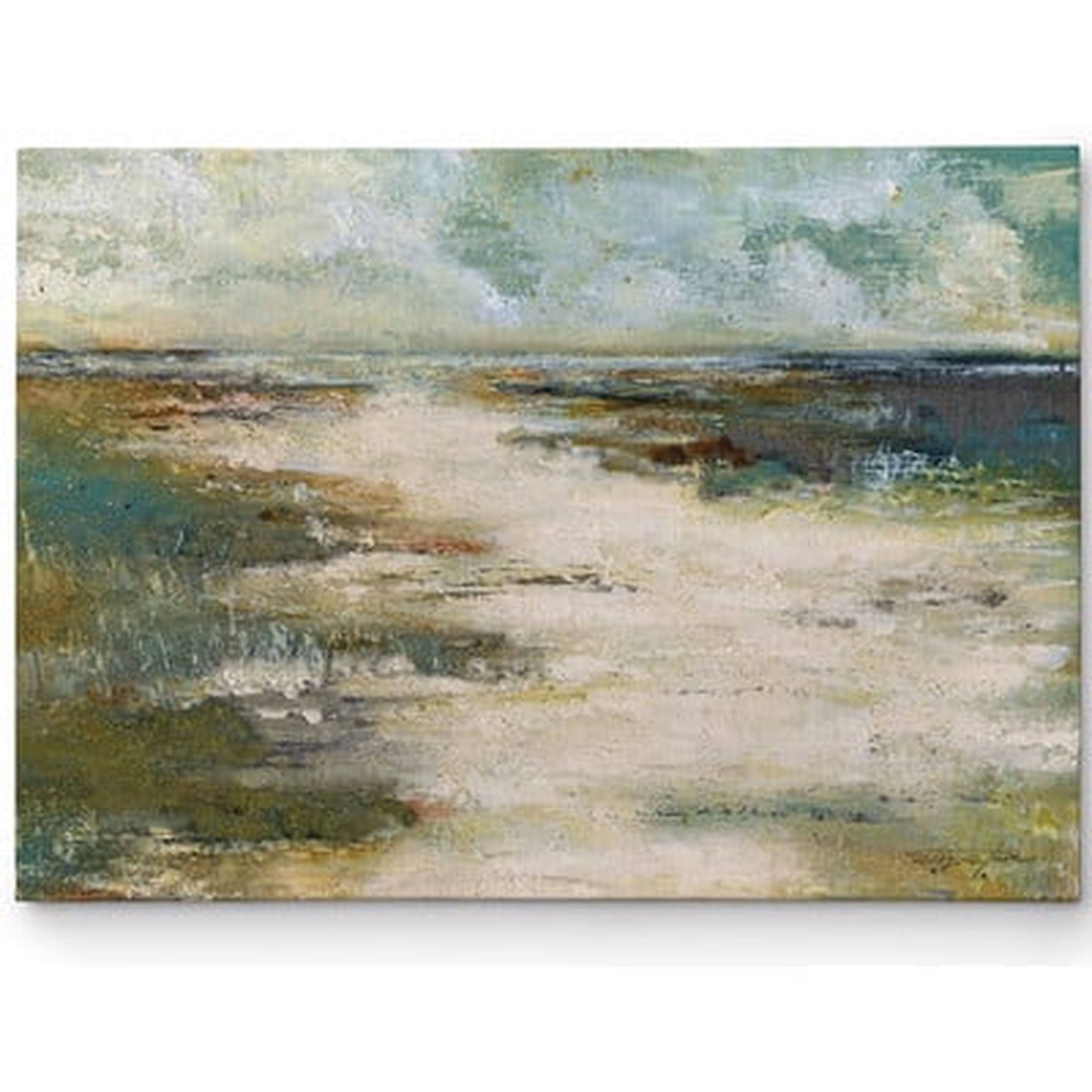 Premium 'Misty Coast' by Janet Brignola Painting Print on Wrapped Canvas - Wayfair