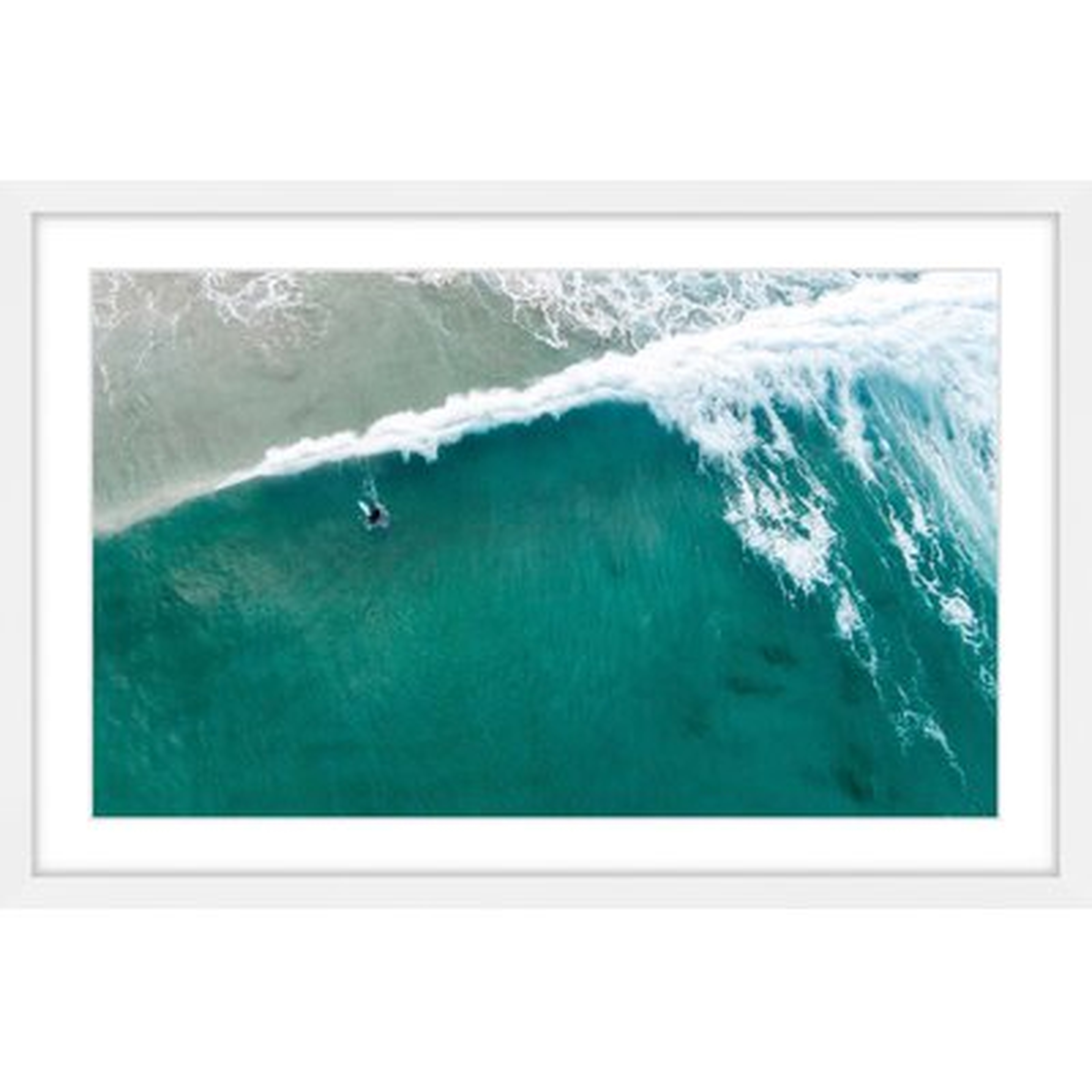 'Riding the Wave' Framed Photographic Print - AllModern