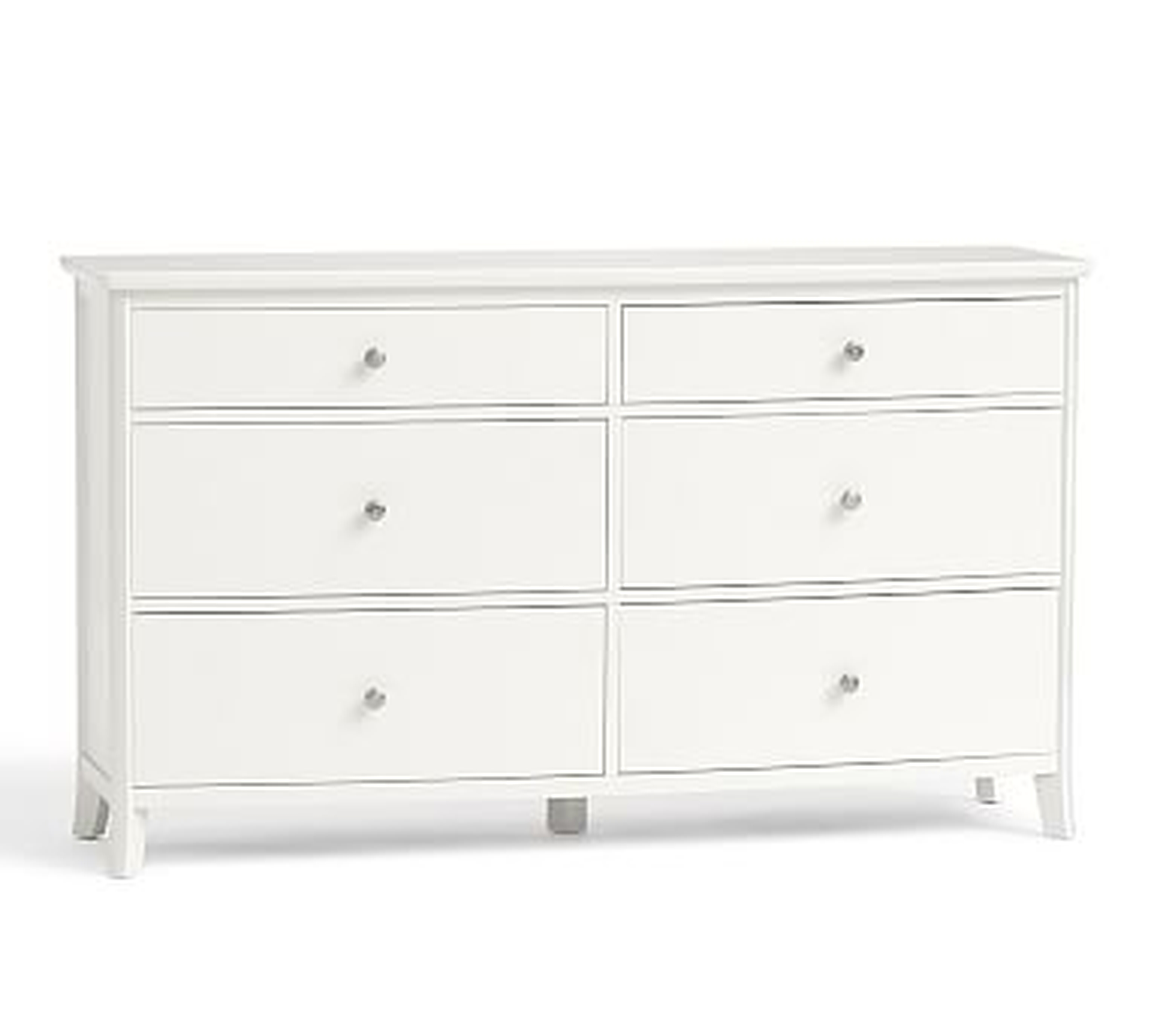 Chloe Extra Wide Dresser, Antique White - Pottery Barn