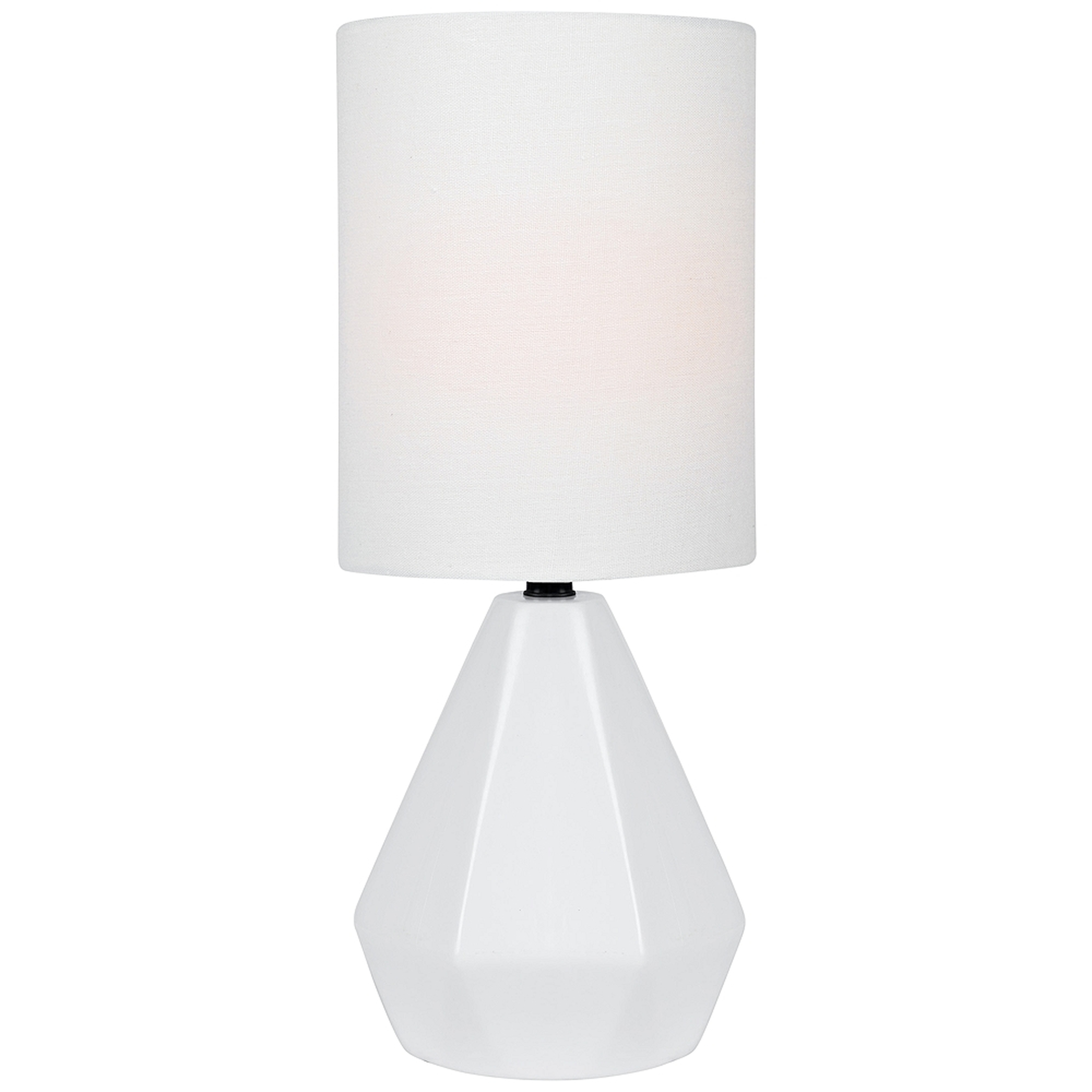 Lite Source Mason 17" High White Ceramic Accent Table Lamp - Style # 56J79 - Lamps Plus
