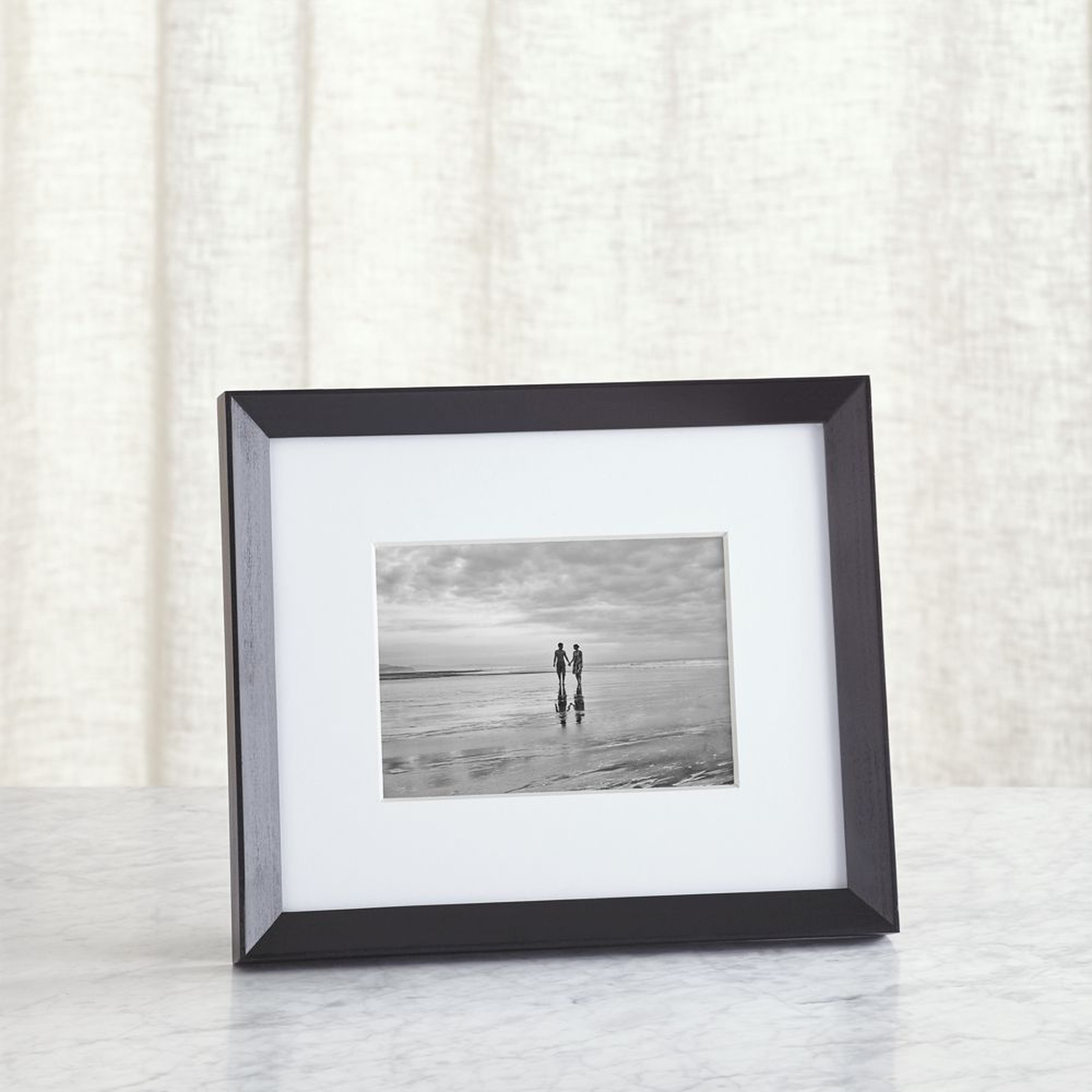 Icon 5x7 Black Picture Frame - Crate and Barrel