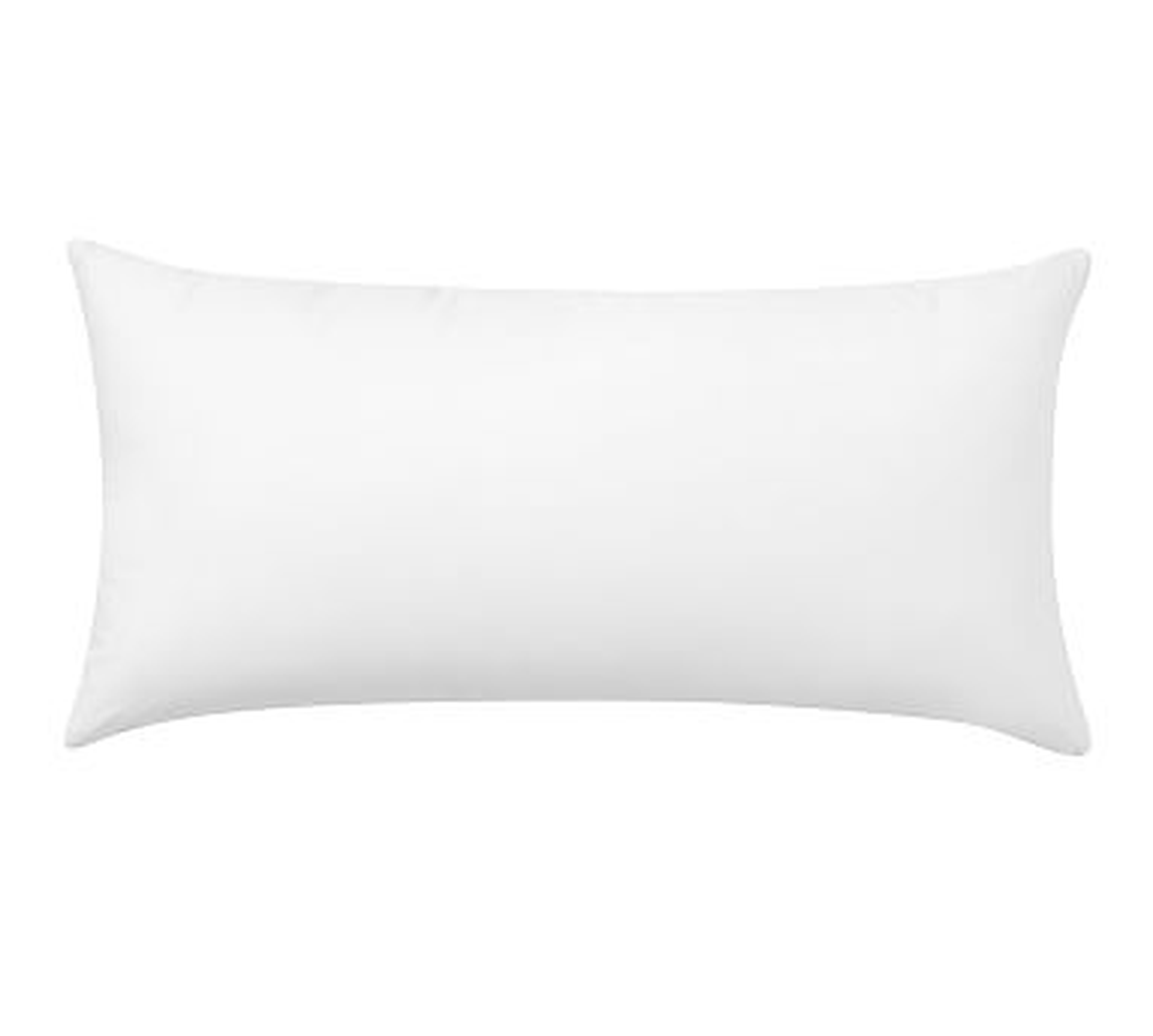 Synthetic Fill Lumbar Pillow Insert, 12 x 24" - Pottery Barn
