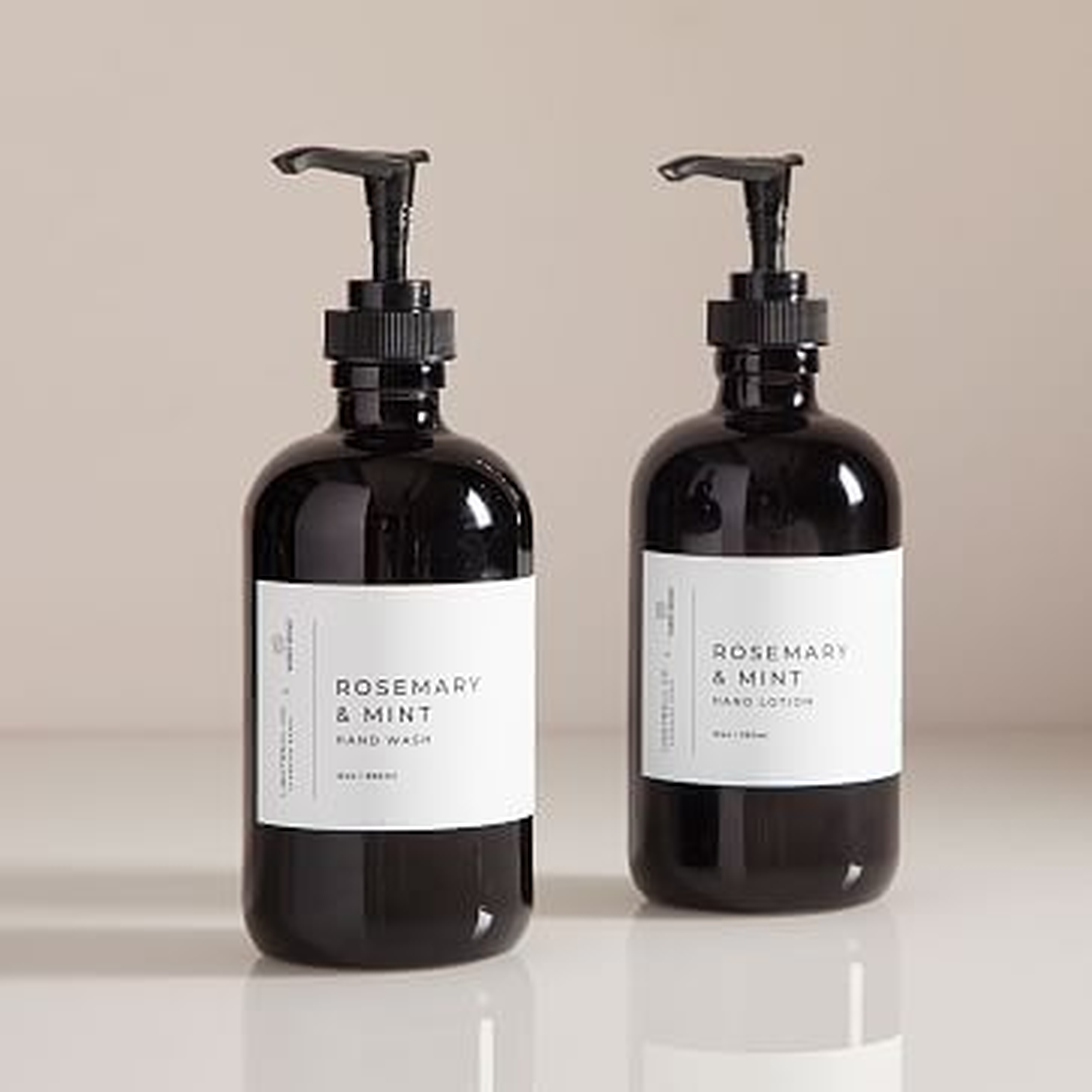 Lightwell x Water Street Hand Soap and Lotion, Rosemary + Mint - West Elm