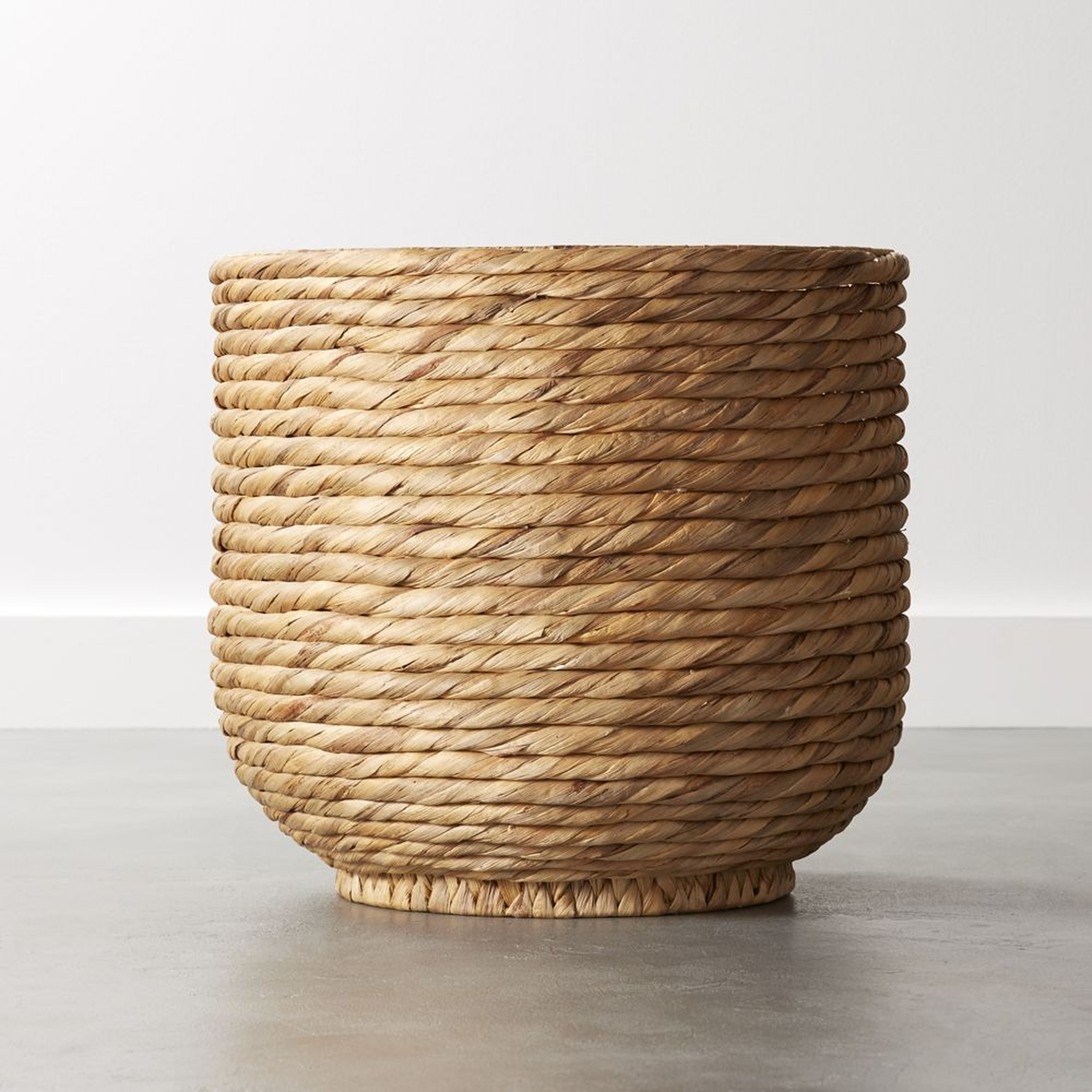 Coil Natural Palm Basket - CB2