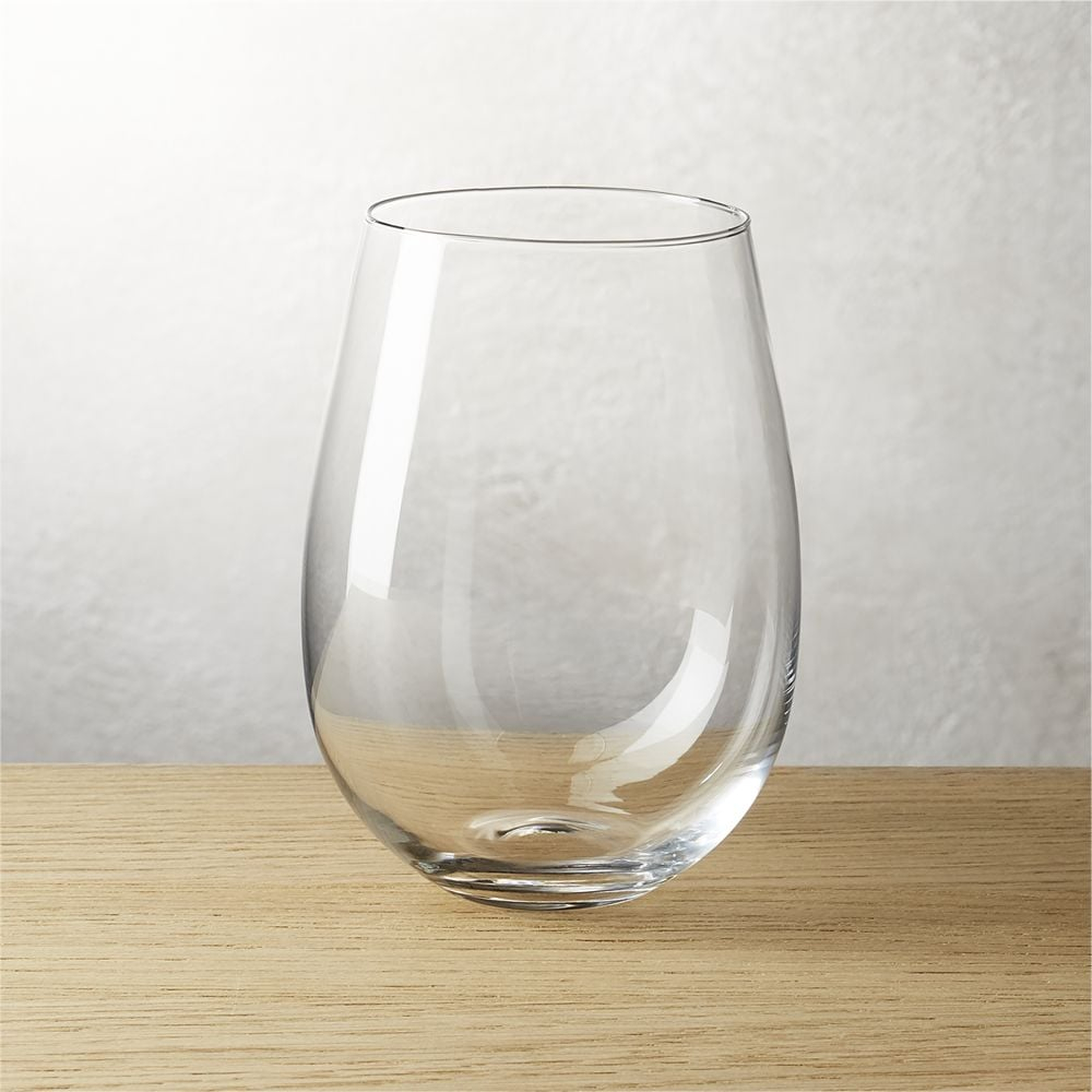 True Stemless Wine Glass - CB2
