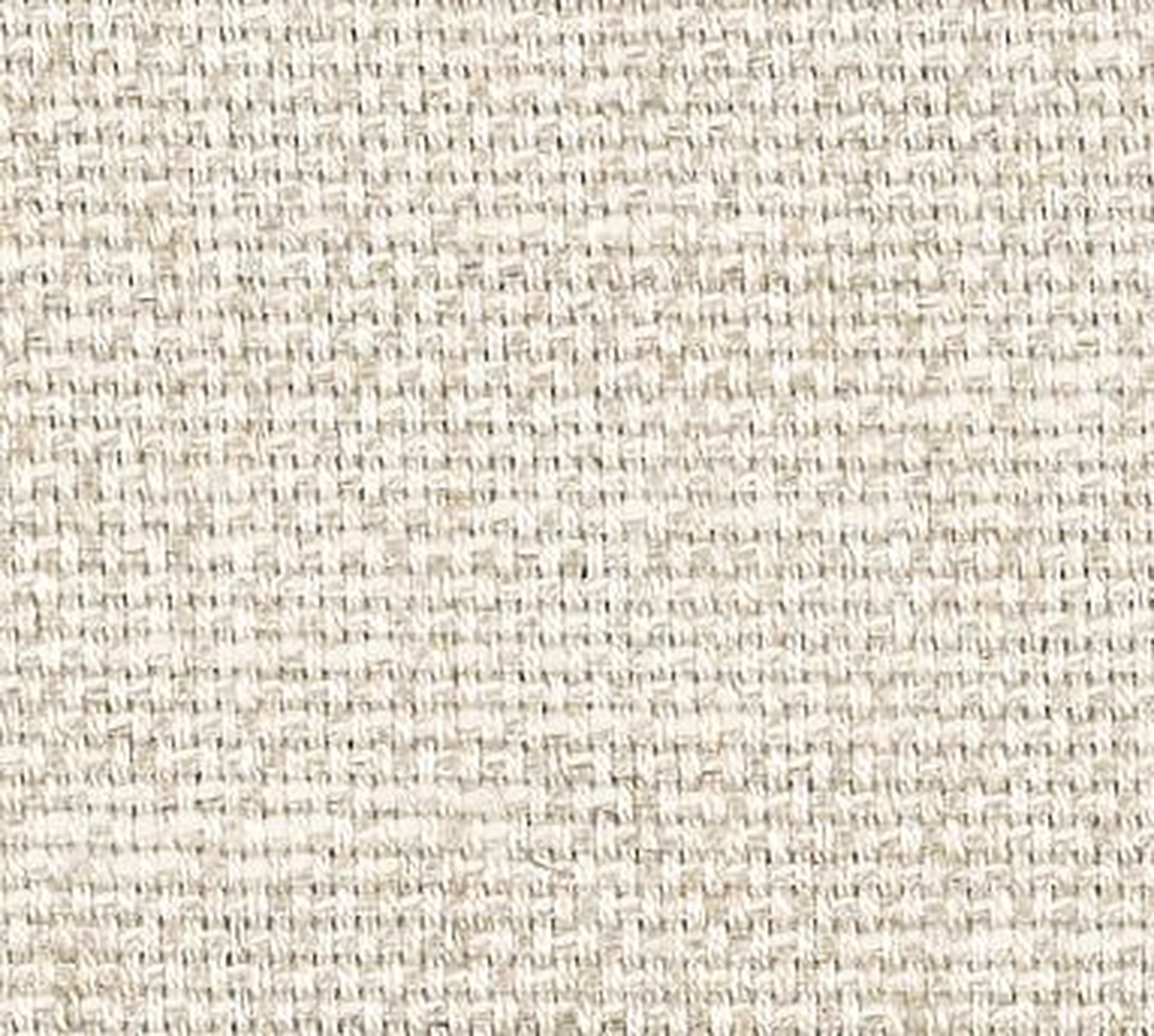Fabric by the Yard Textured Basketweave Flax - Pottery Barn