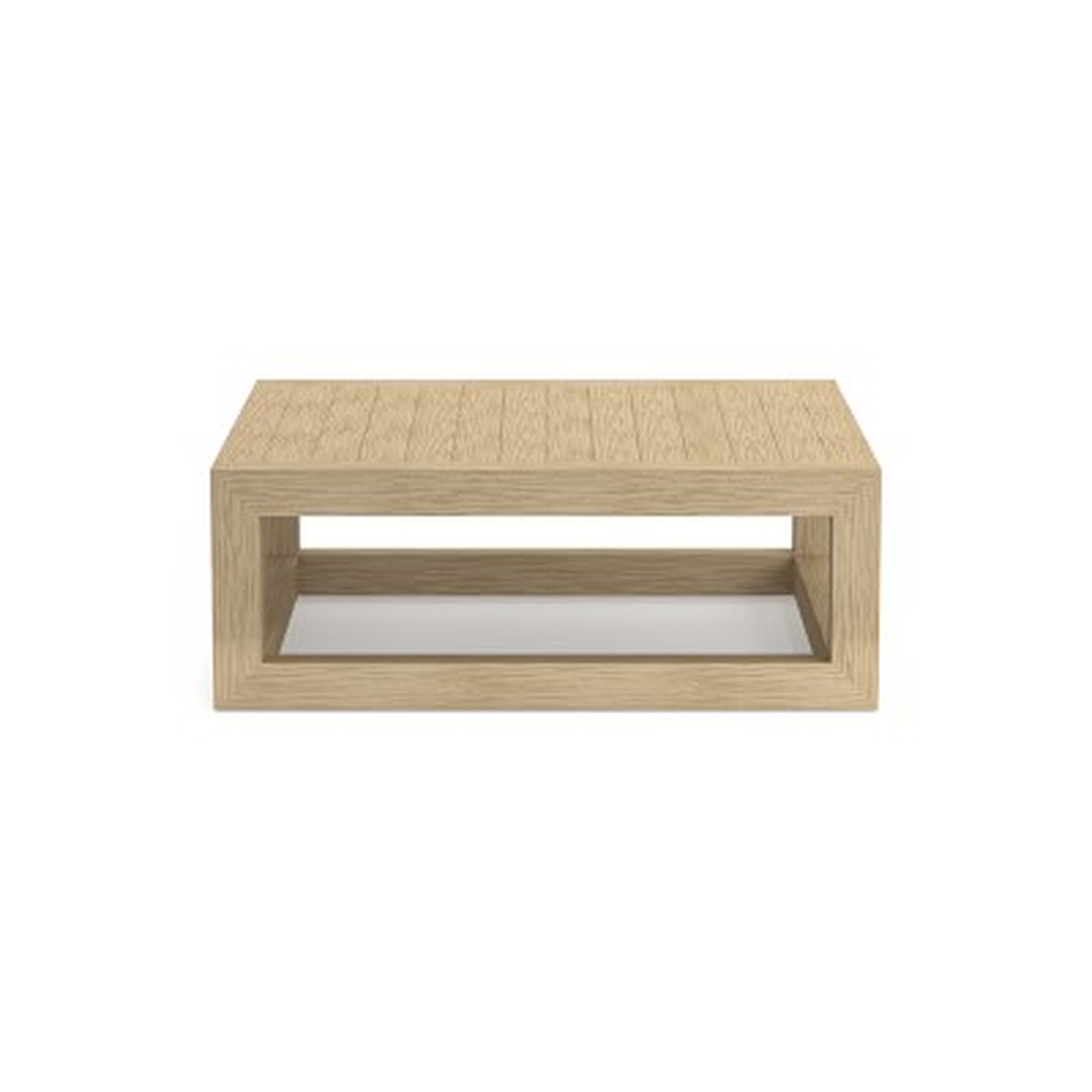 Beaumont Coffee Table, 43X43", Wood, Rustic Blonde - Williams Sonoma