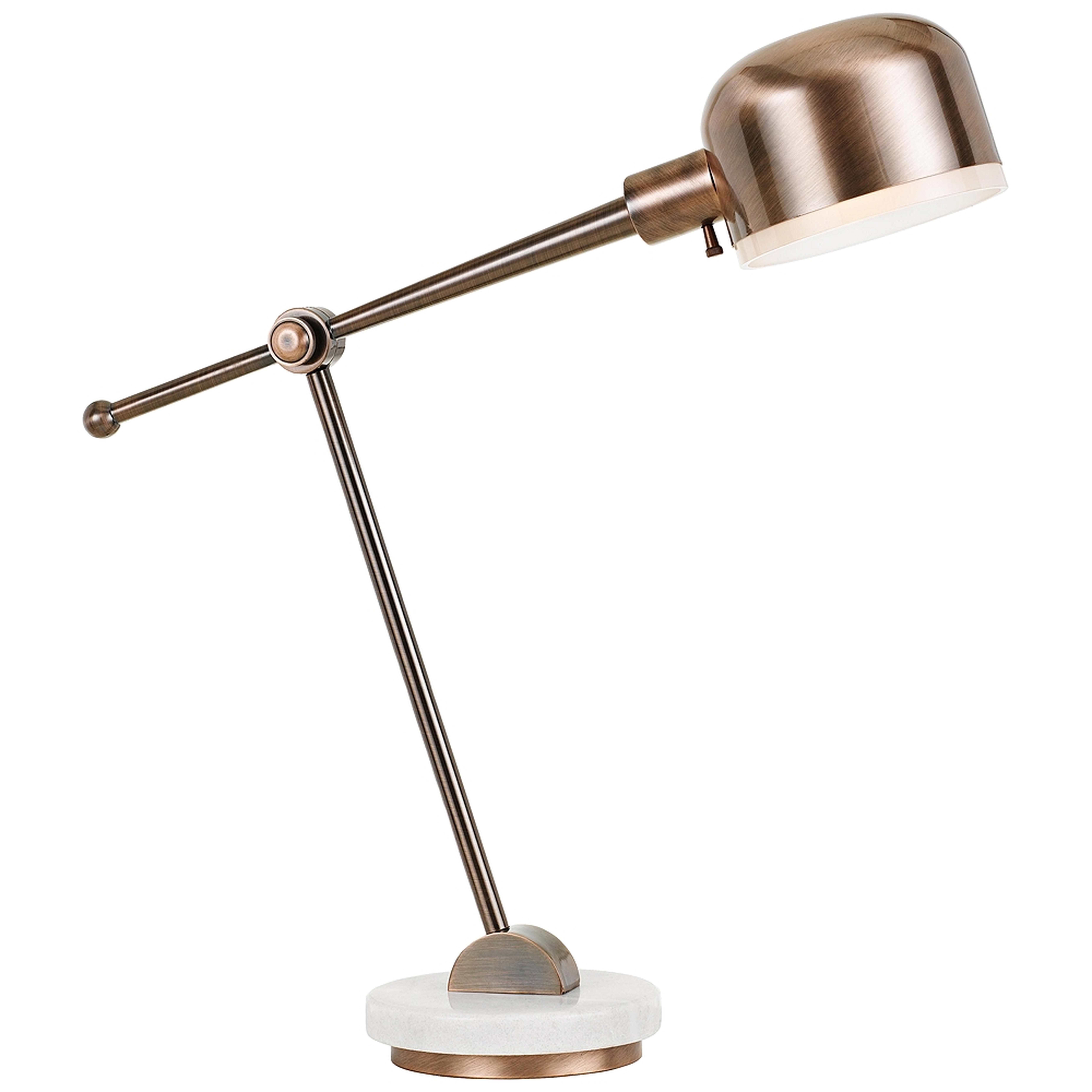 Allendale Copper Metal Adjustable Desk Lamp - Style # 40C80 - Lamps Plus