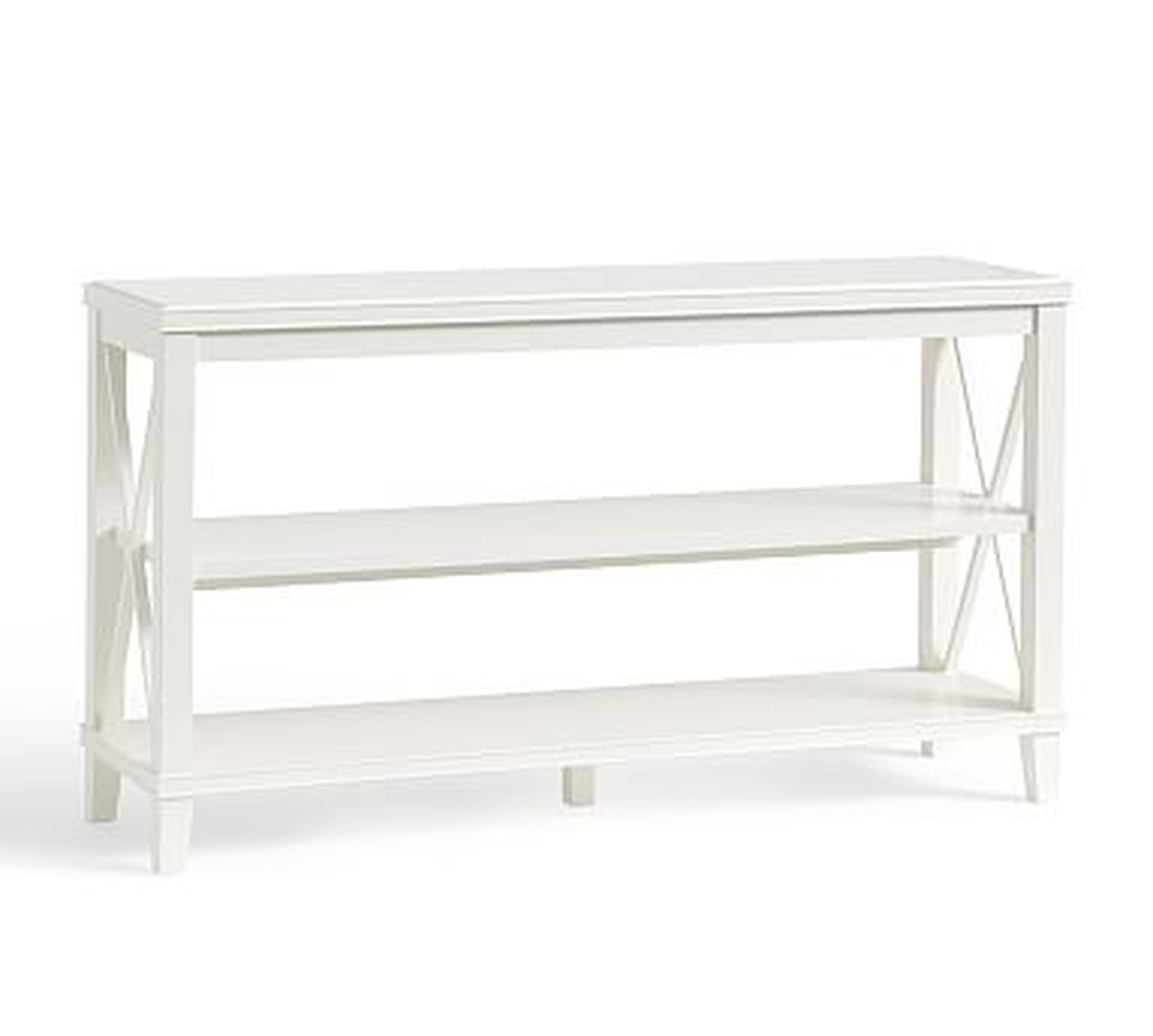 Cassie Console Table, Sky White - Pottery Barn