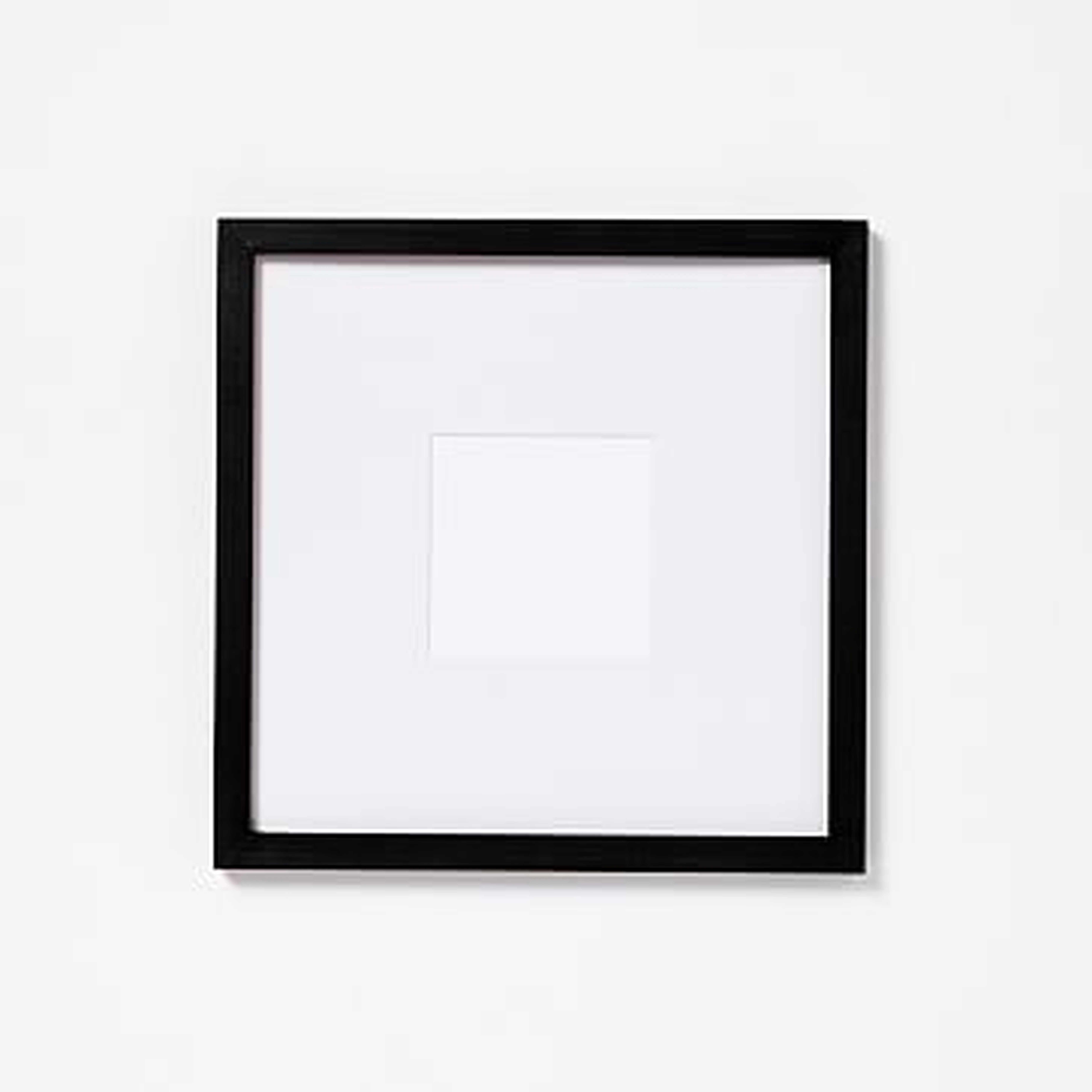 Gallery Frames, 5"x 7" (12" x 12" without mat), Black Lacquer - West Elm