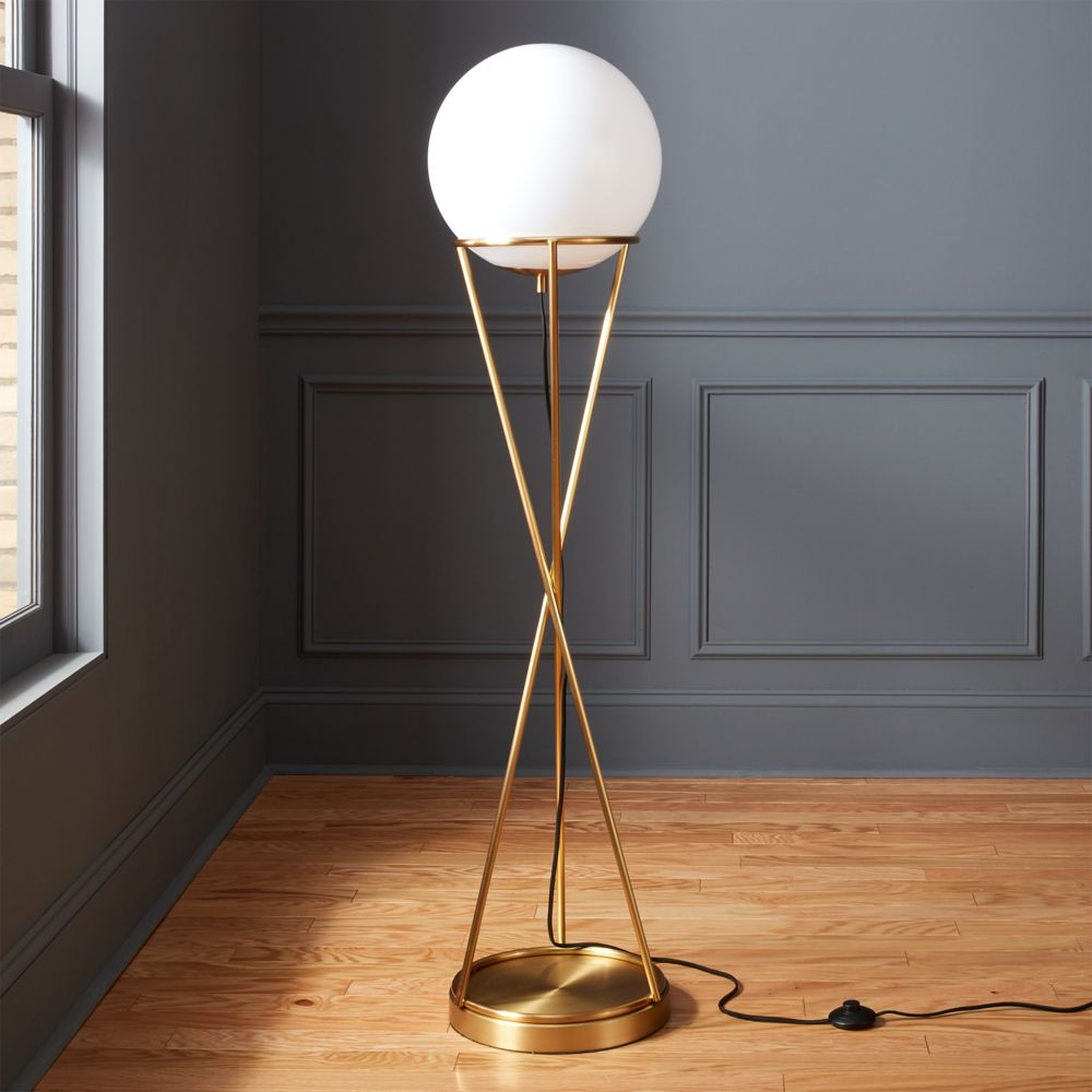 Solis Globe Floor Lamp - CB2
