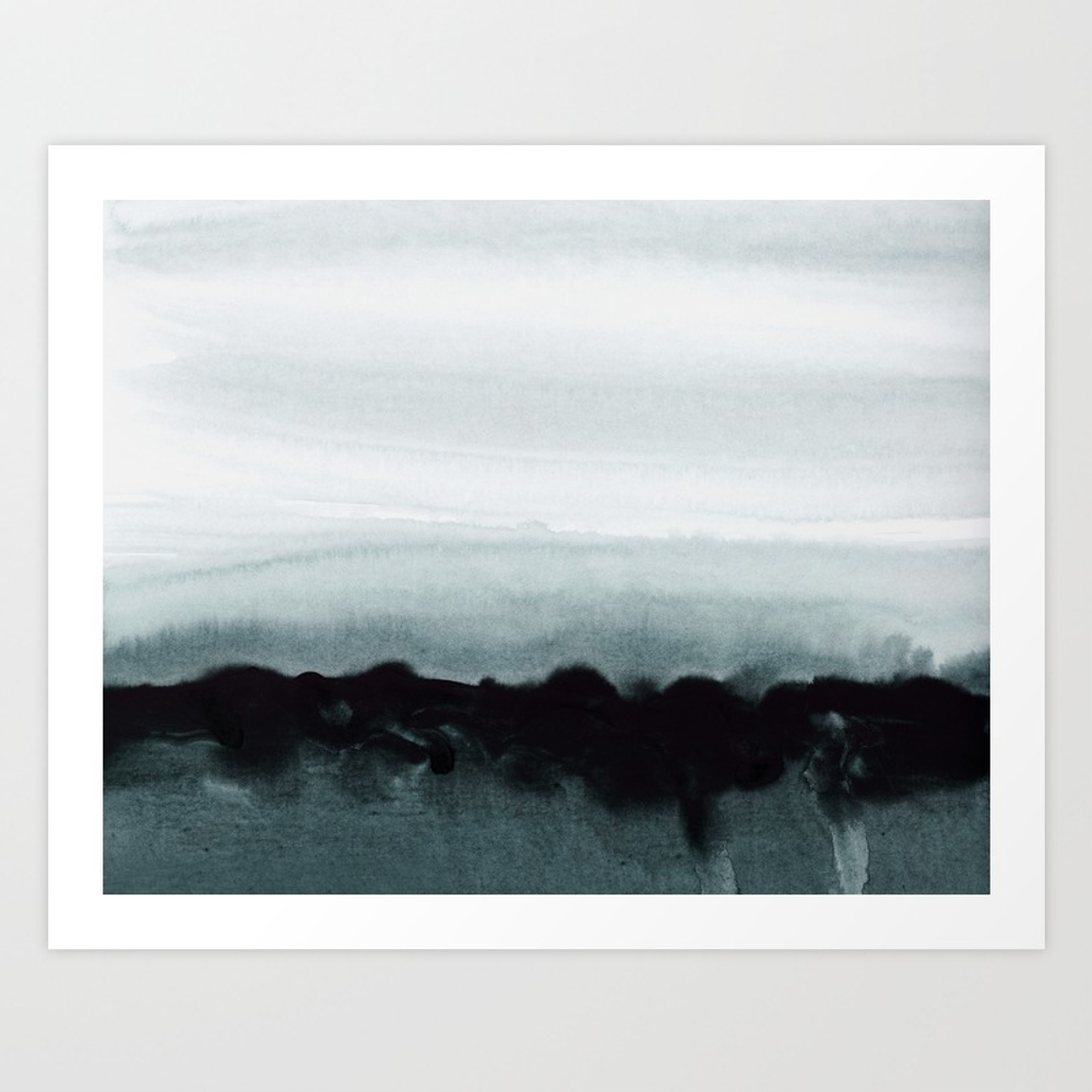 blurred landscape Art Print - X-Large by Patternization - Society6