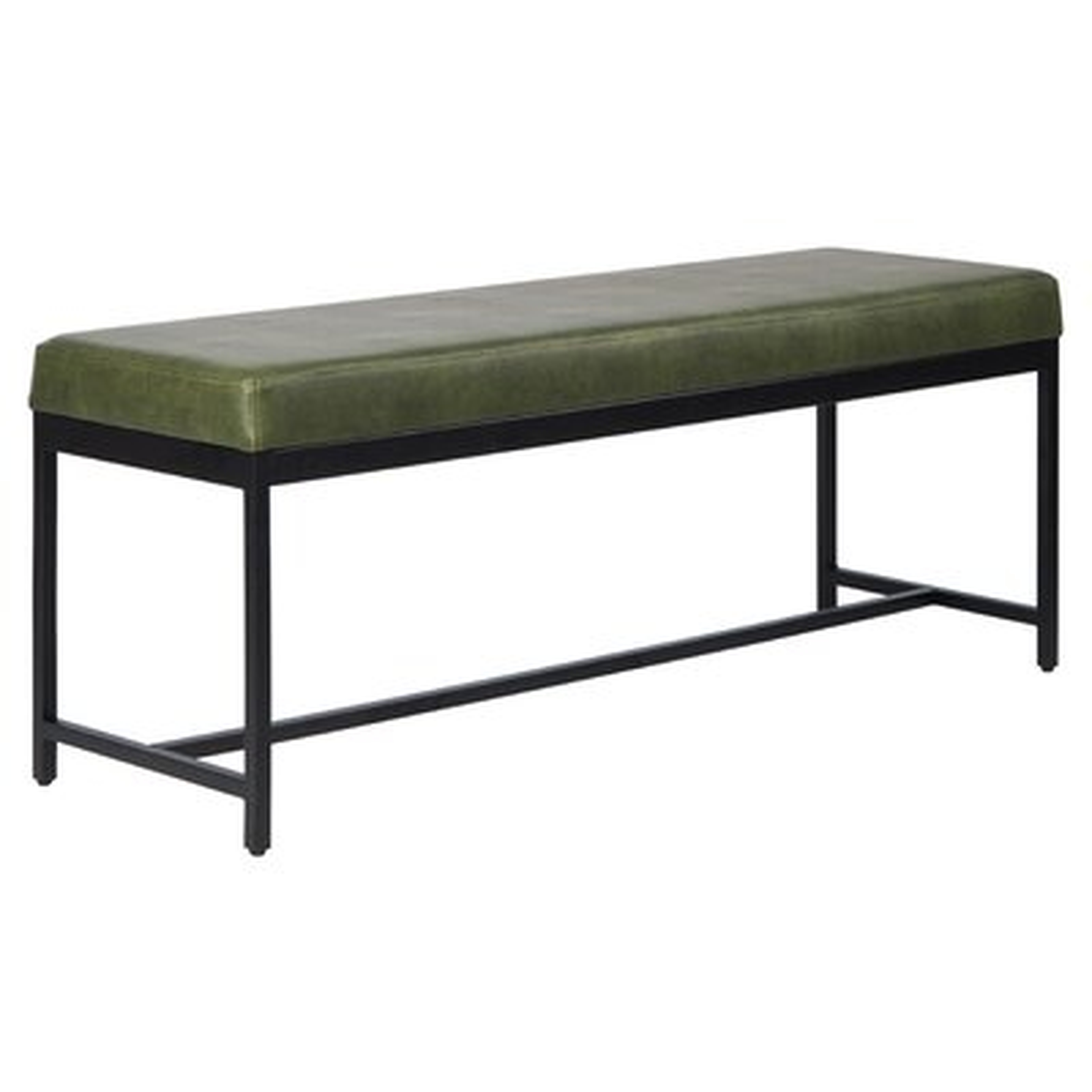 Aniyah Faux Leather Upholstered Bench - AllModern
