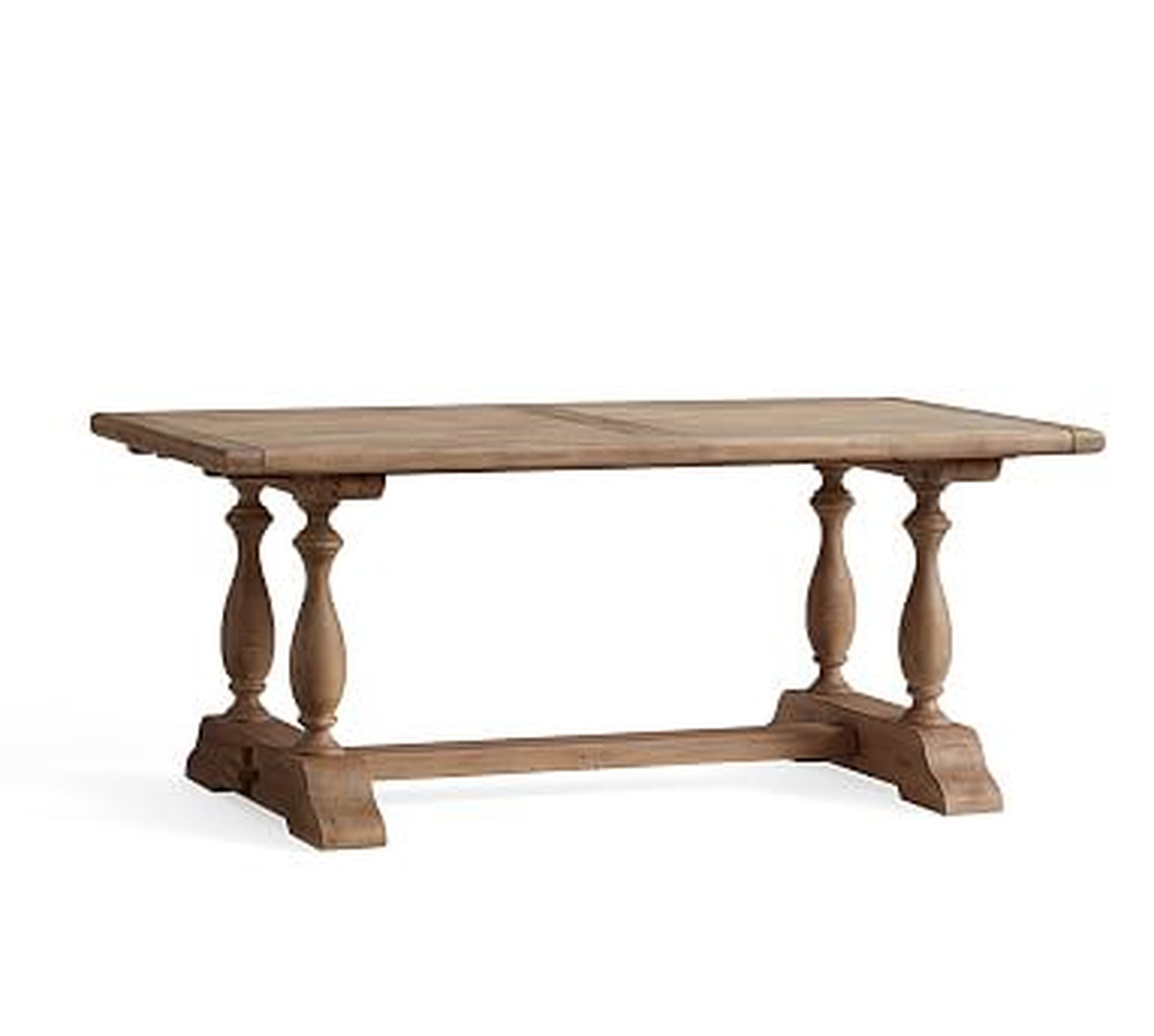 Parkmore Extending Dining Table, Lancaster Pine, 72"L x 38"W - Pottery Barn