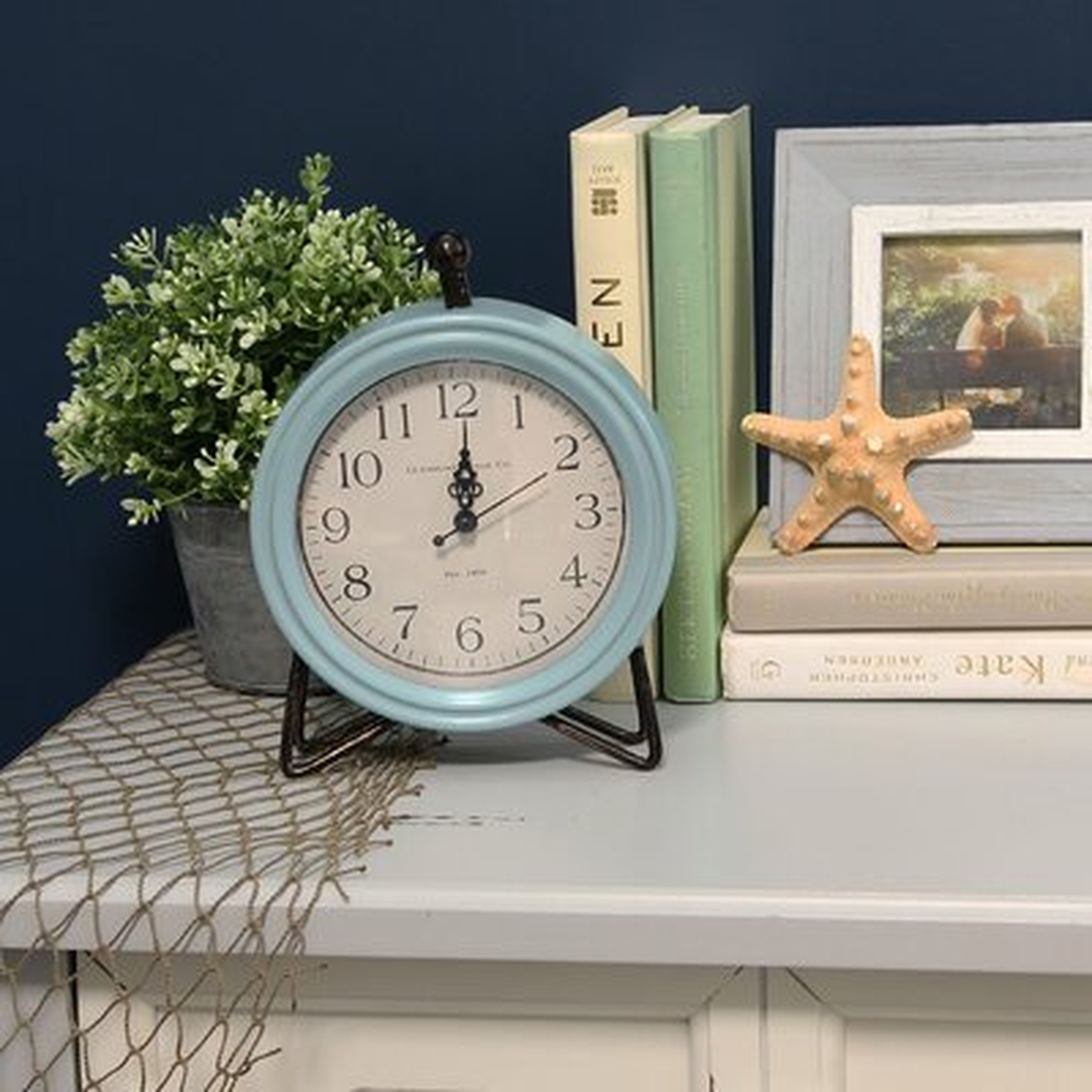 Table Clock - Blue - Wayfair
