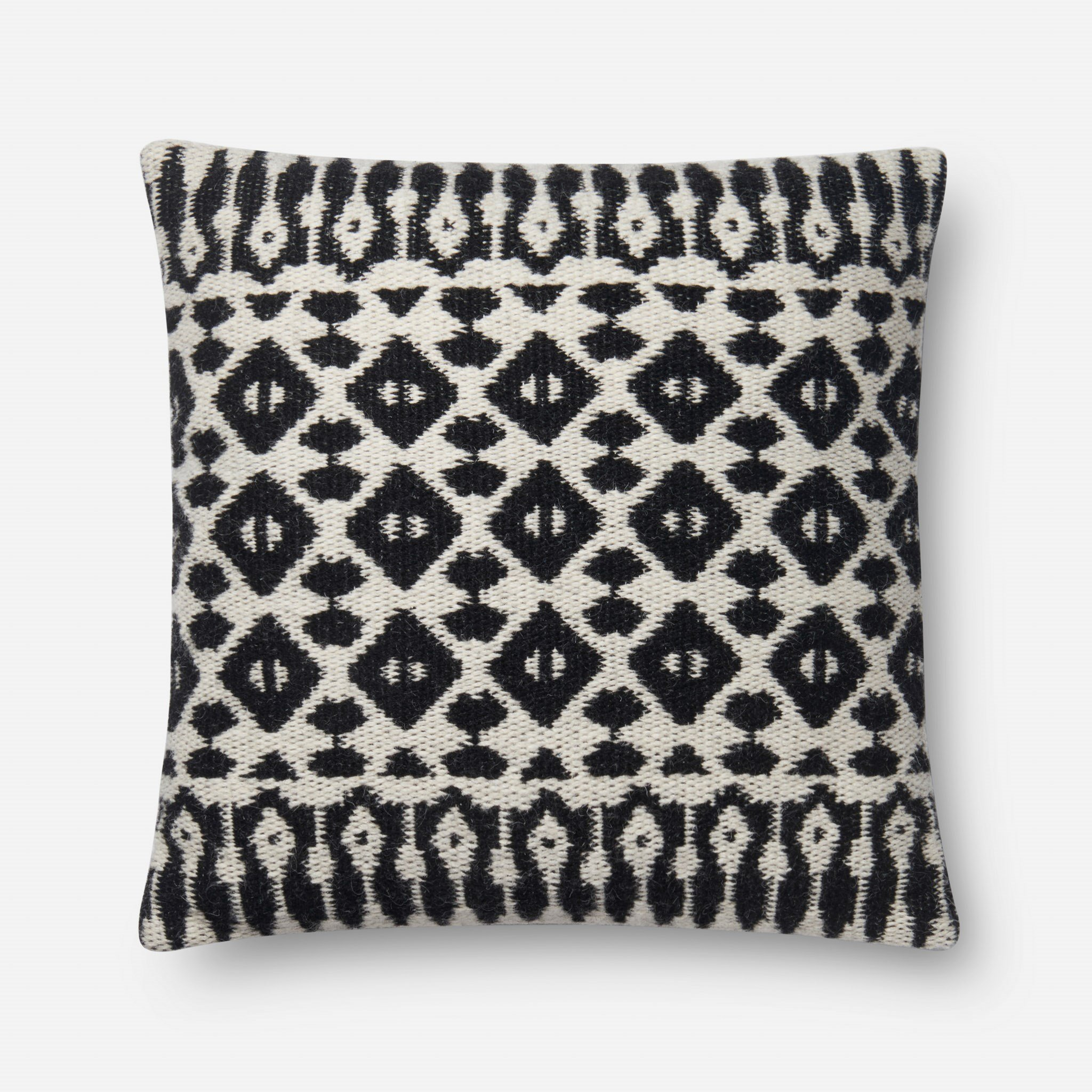 PILLOWS - BLACK / IVORY - Loloi Rugs