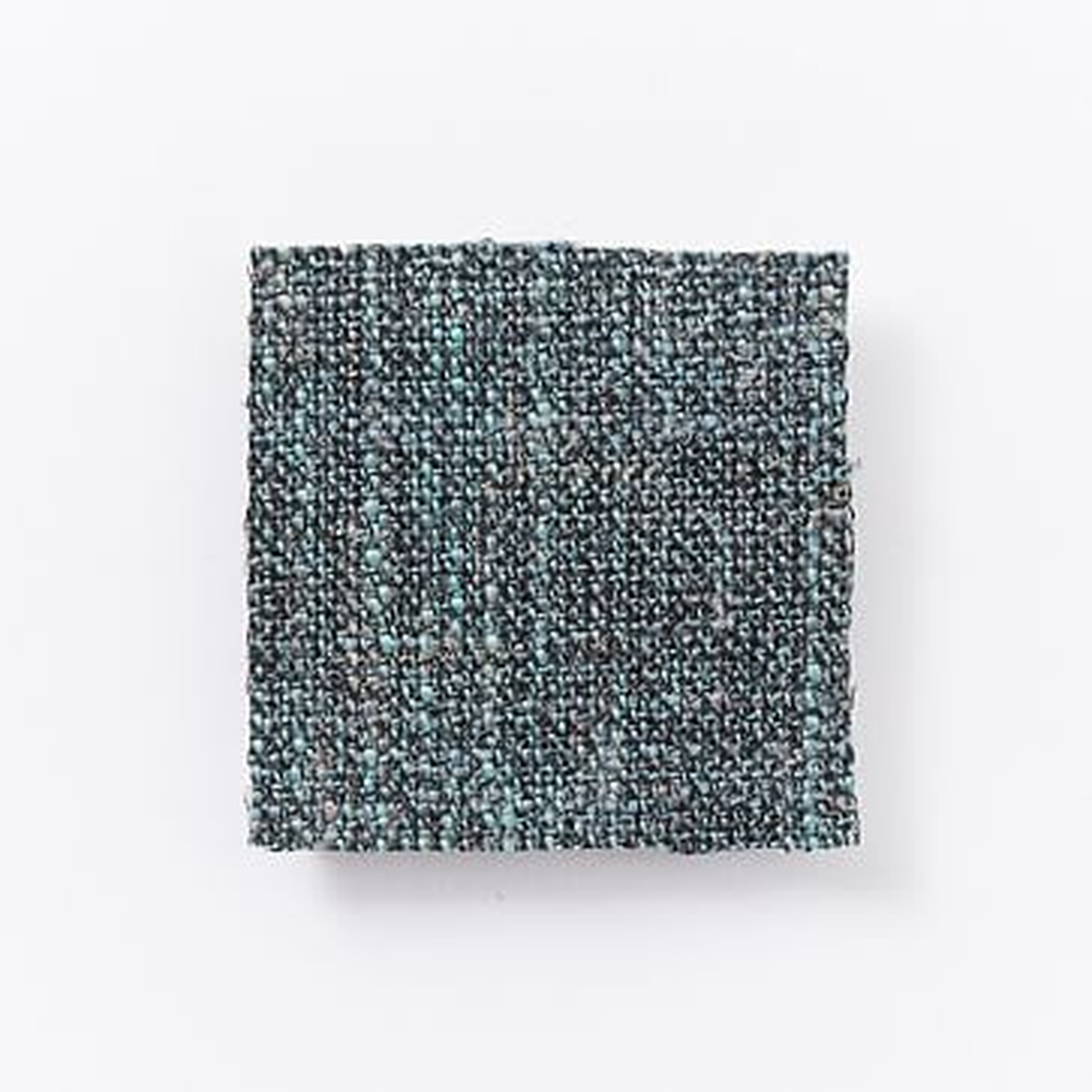 Upholstery Fabric by the Yard, Heathered Tweed, Marine - West Elm