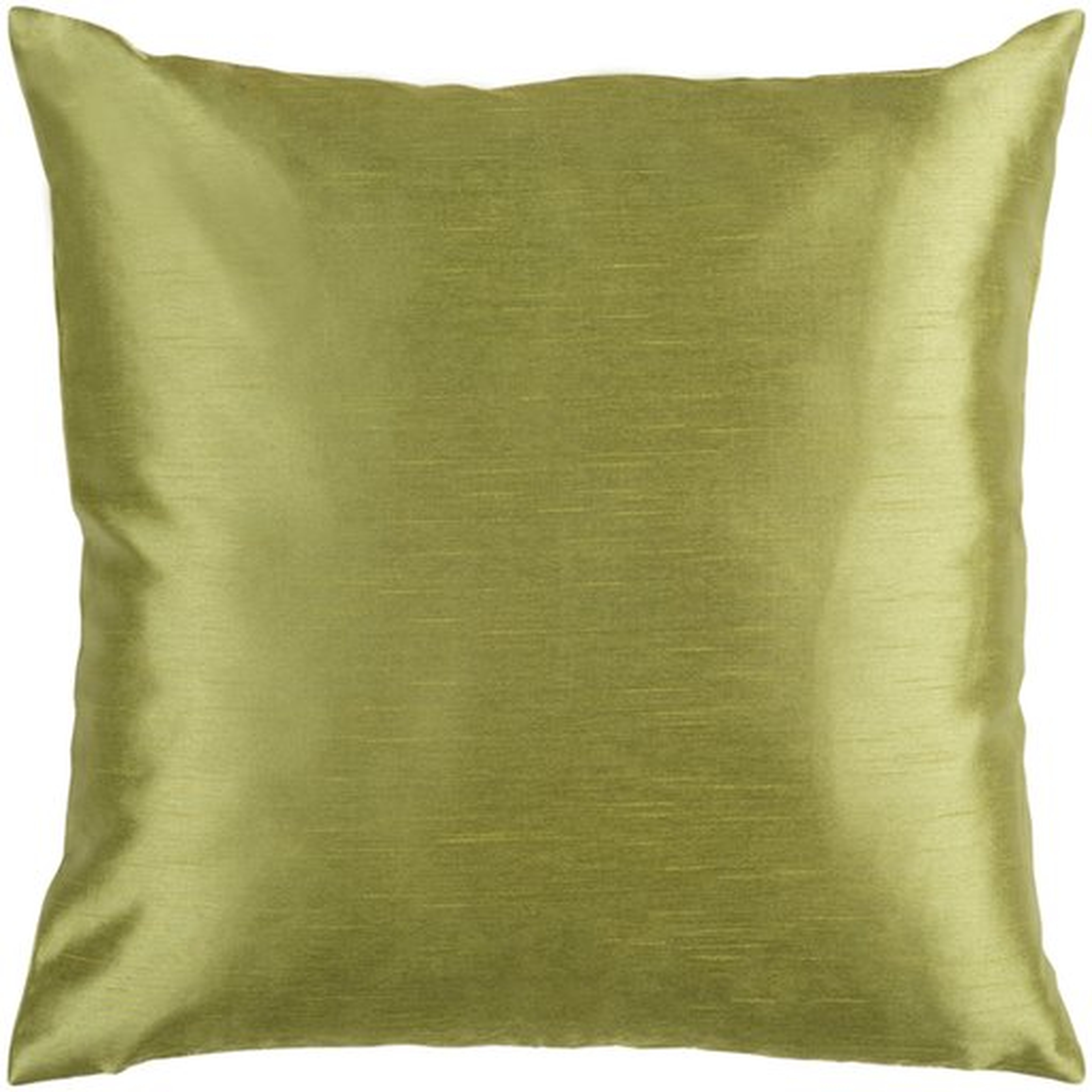 Solid Luxe Throw Pillow, 18" x 18", with down insert - Surya