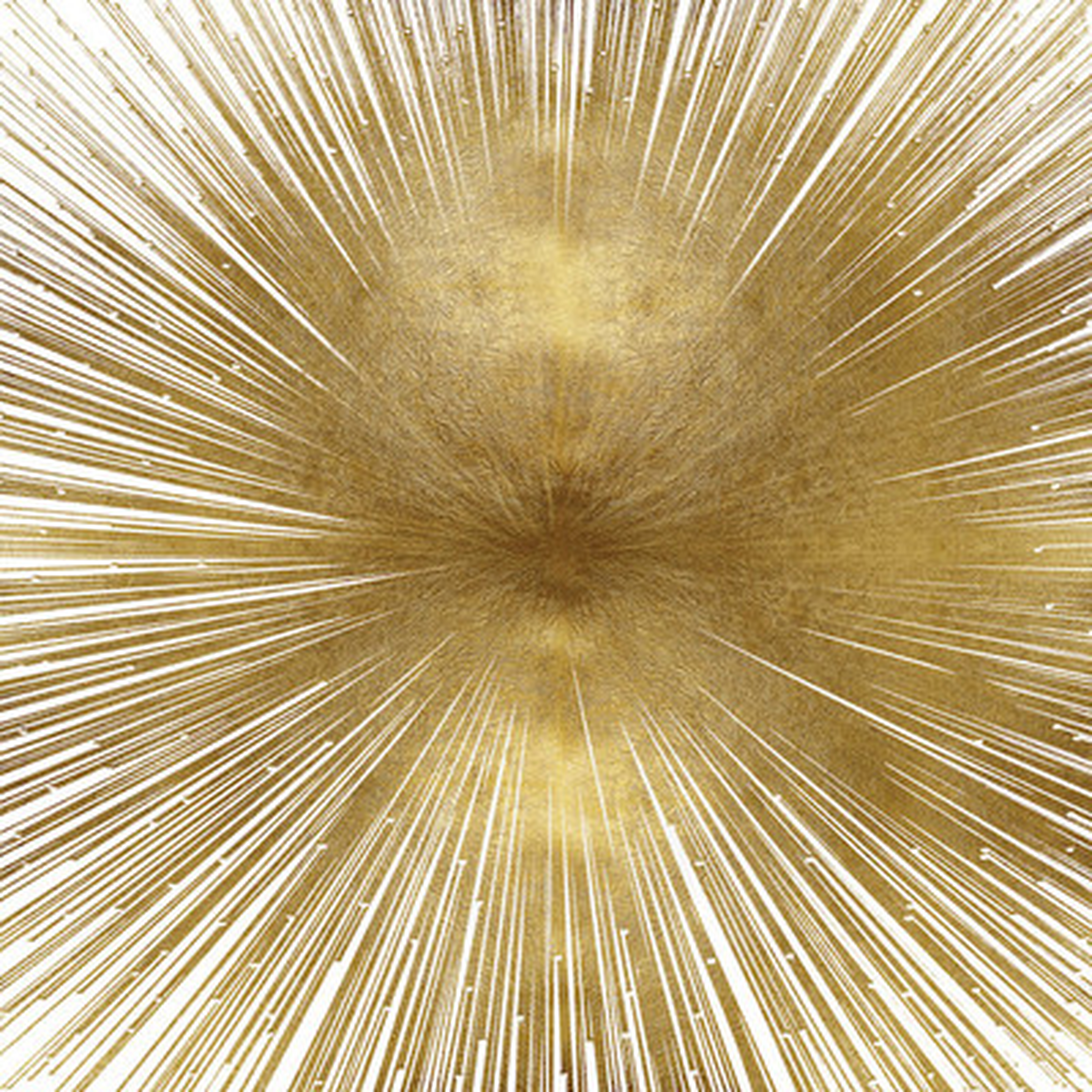 'Radiant Gold' Graphic Art on Wrapped Canvas - Wayfair