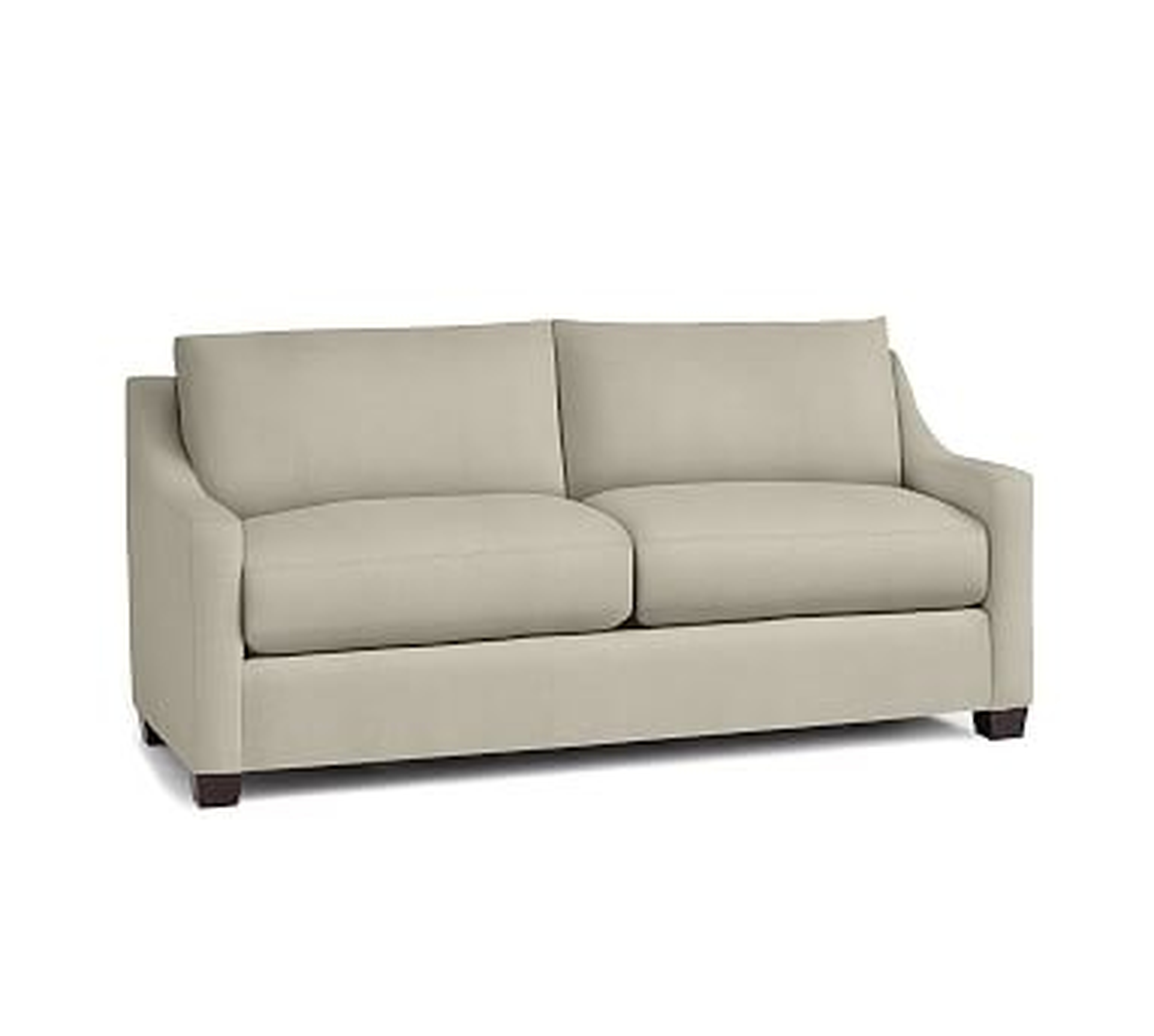 York Slope Arm Upholstered Grand Sofa 95.5", Down Blend Wrapped Cushions, Premium Performance Basketweave Oatmeal - Pottery Barn