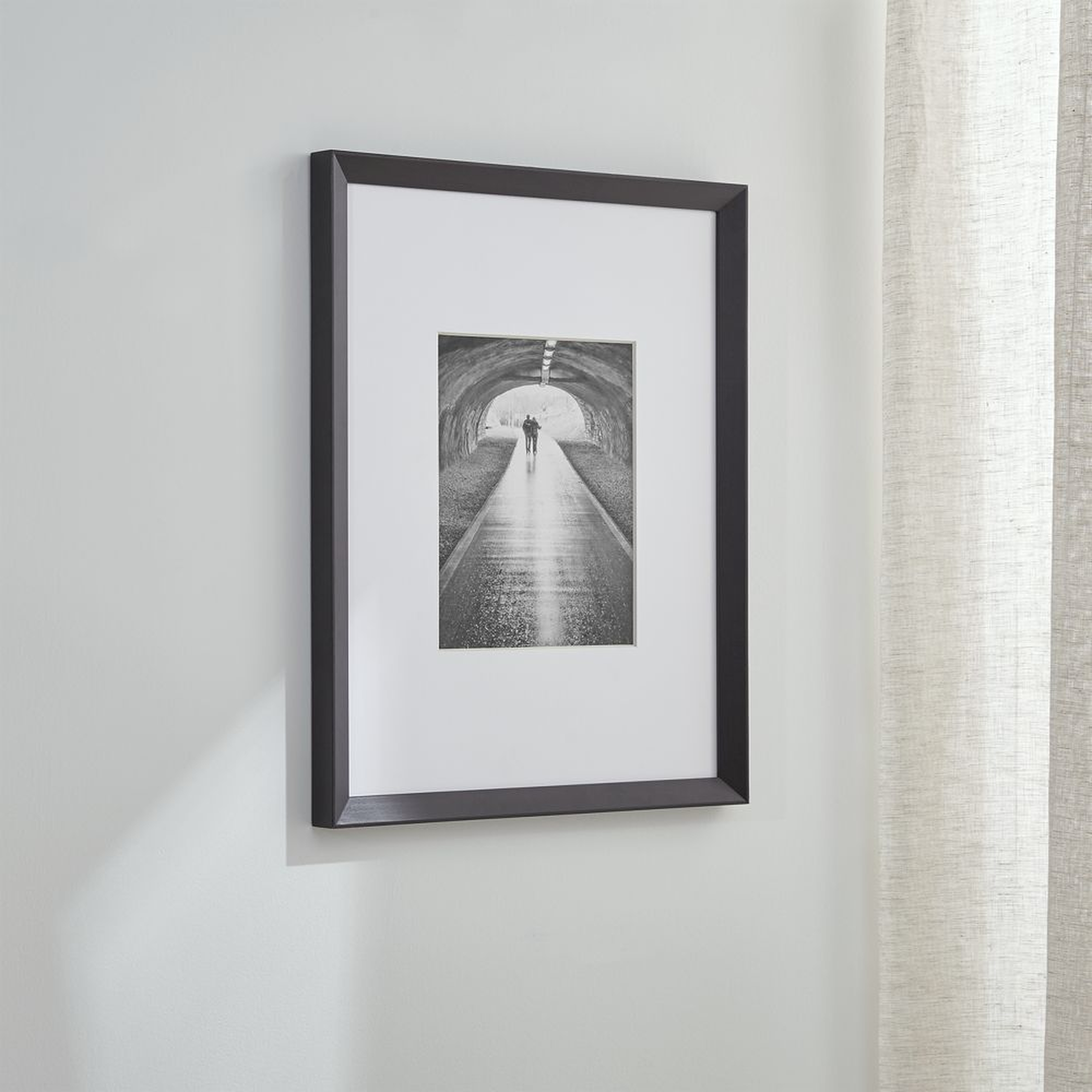 Icon Wood 8x10 Black Wall Frame - Crate and Barrel