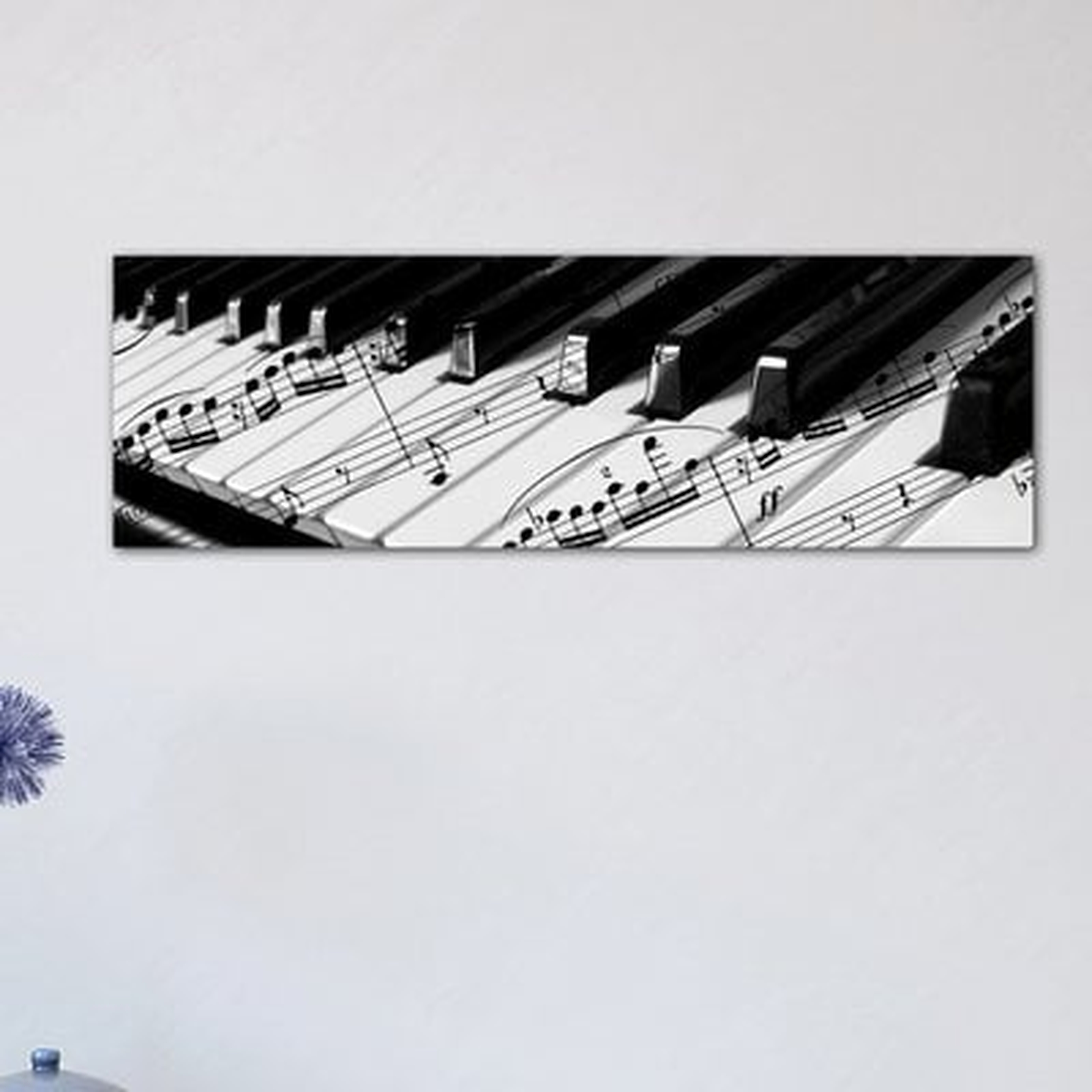 'Piano' Photographic Print on Canvas - Wayfair