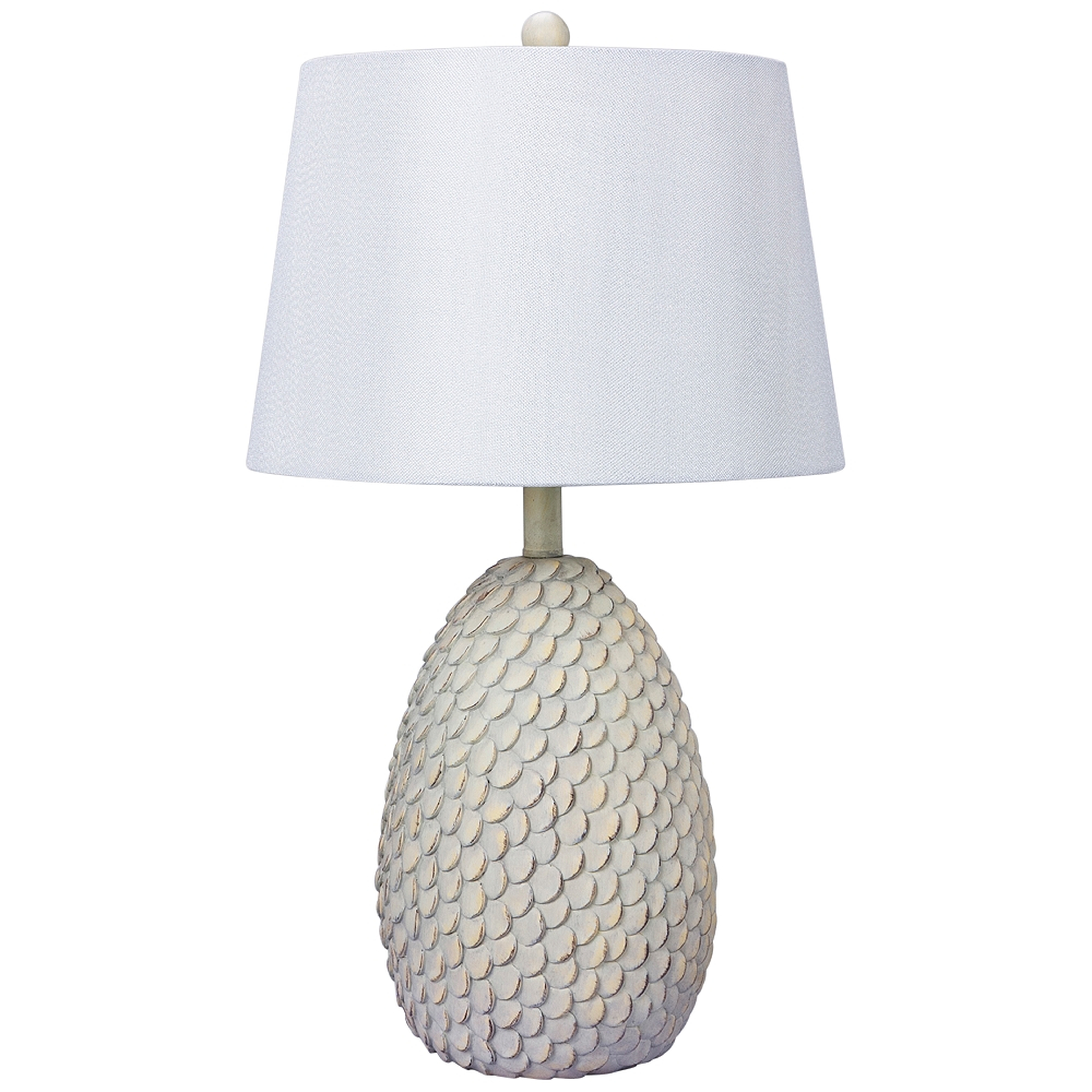 Isle Antique White Table Lamp - Style # 31M76 - Lamps Plus