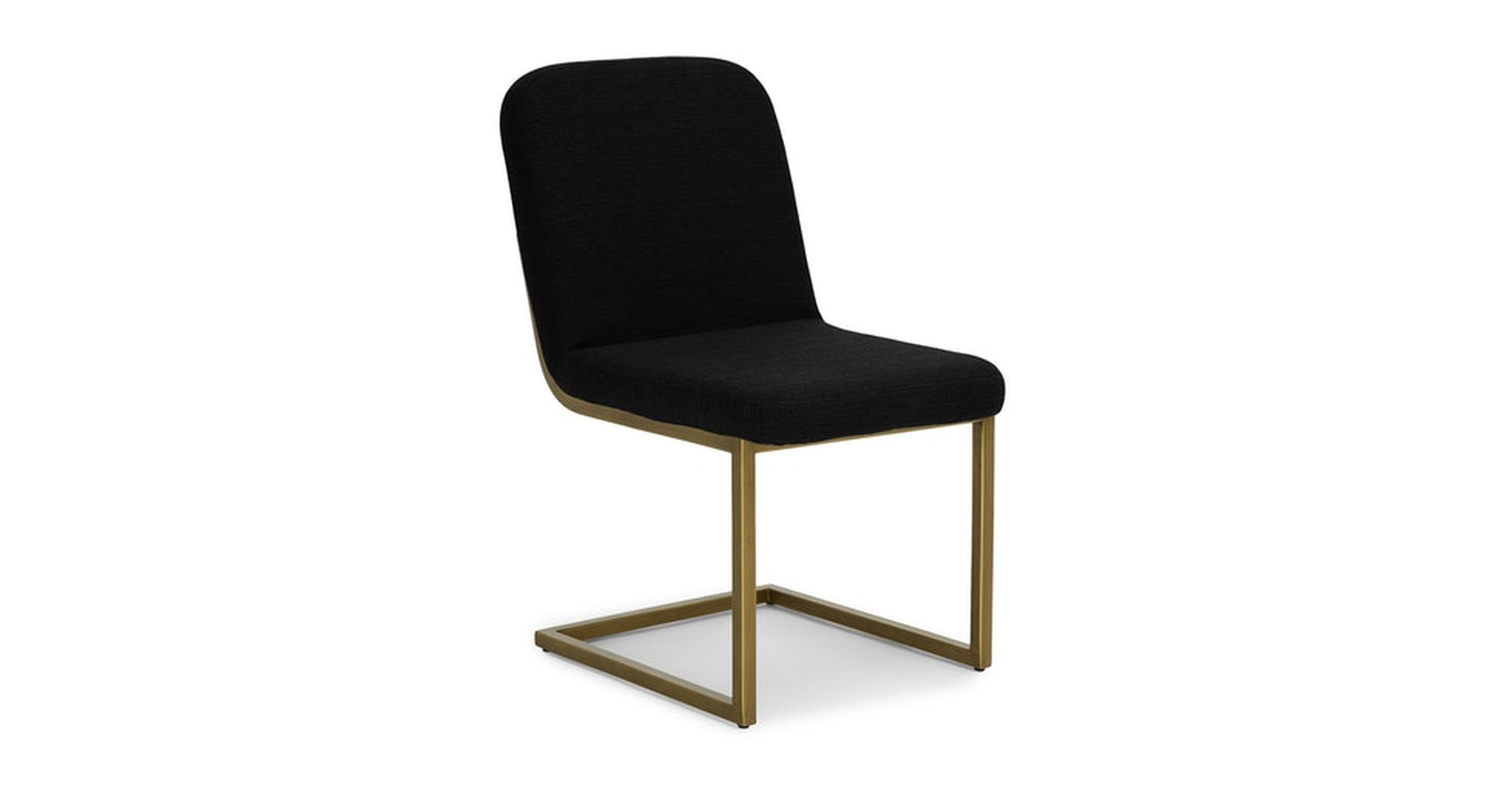 Alchemy Pure Black Dining Chair - Article